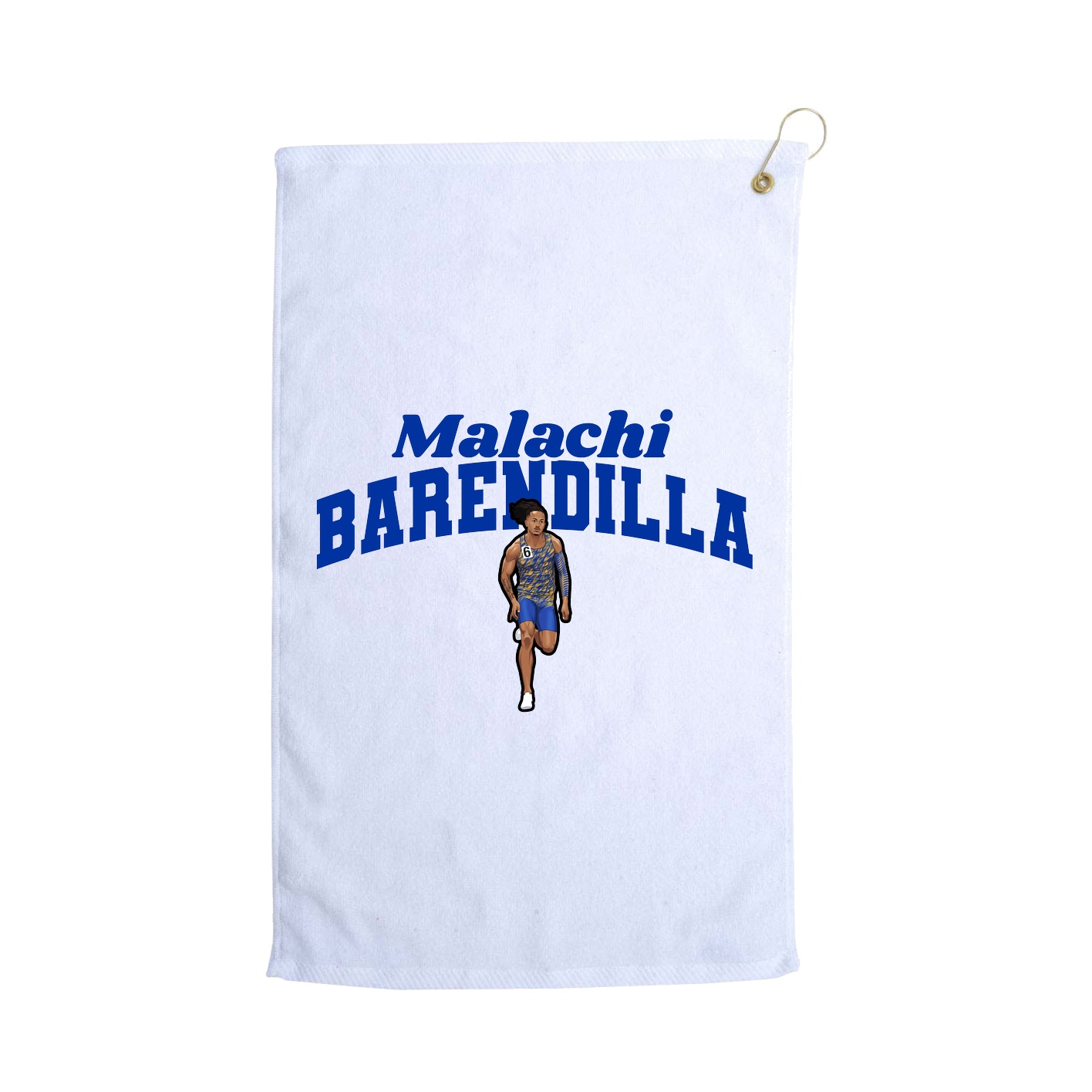 Golf Towel — Signature Arch in White