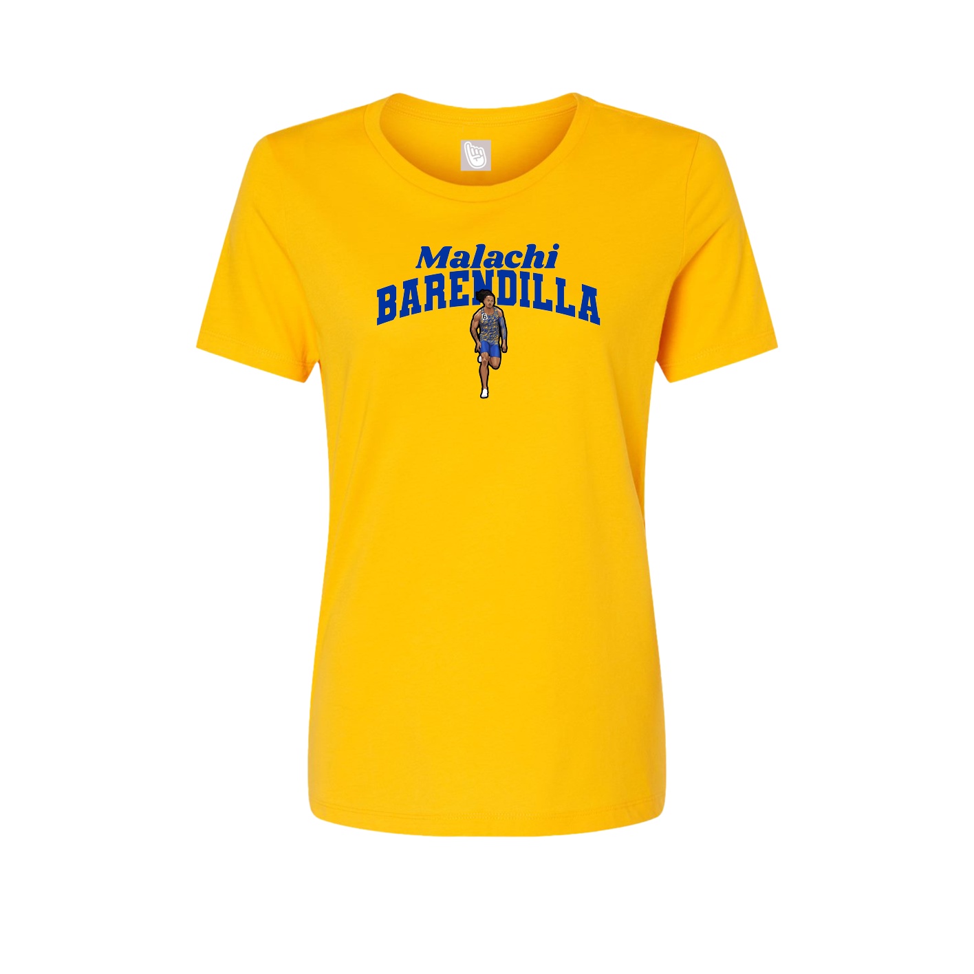 Womens Tee — Signature Arch in Gold
