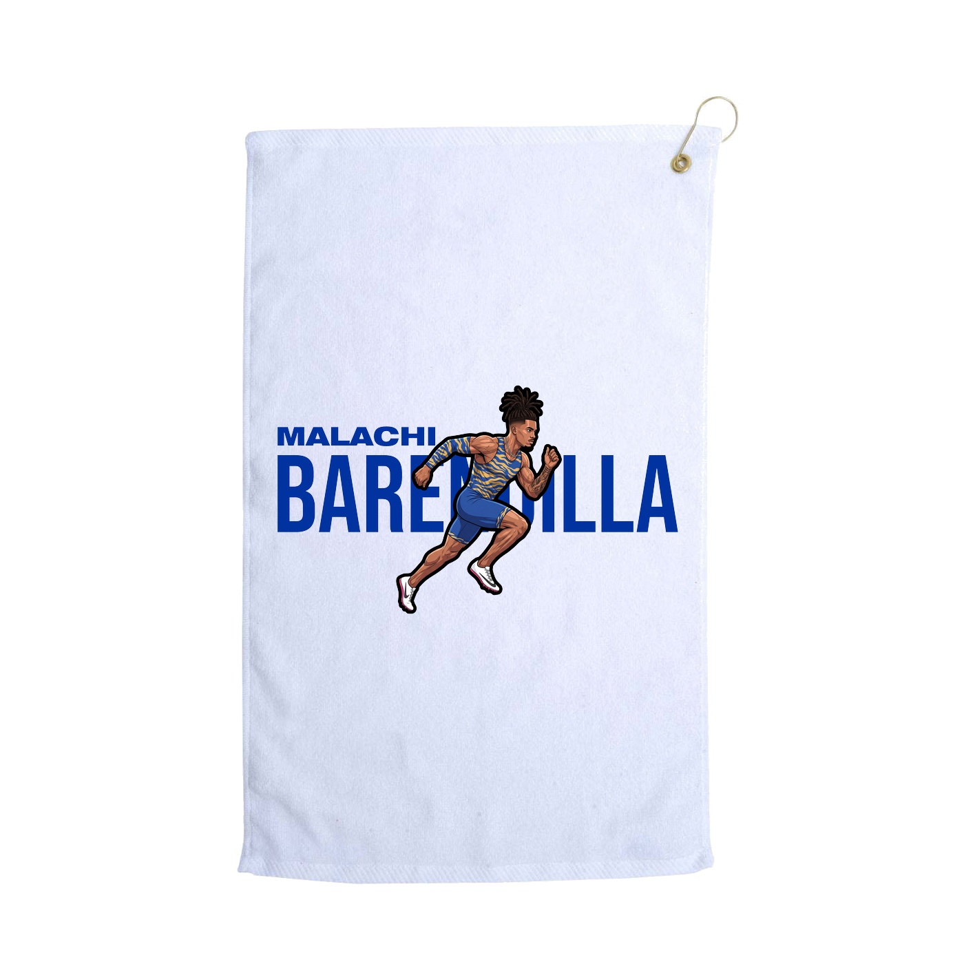 Golf Towel — Player Name in White