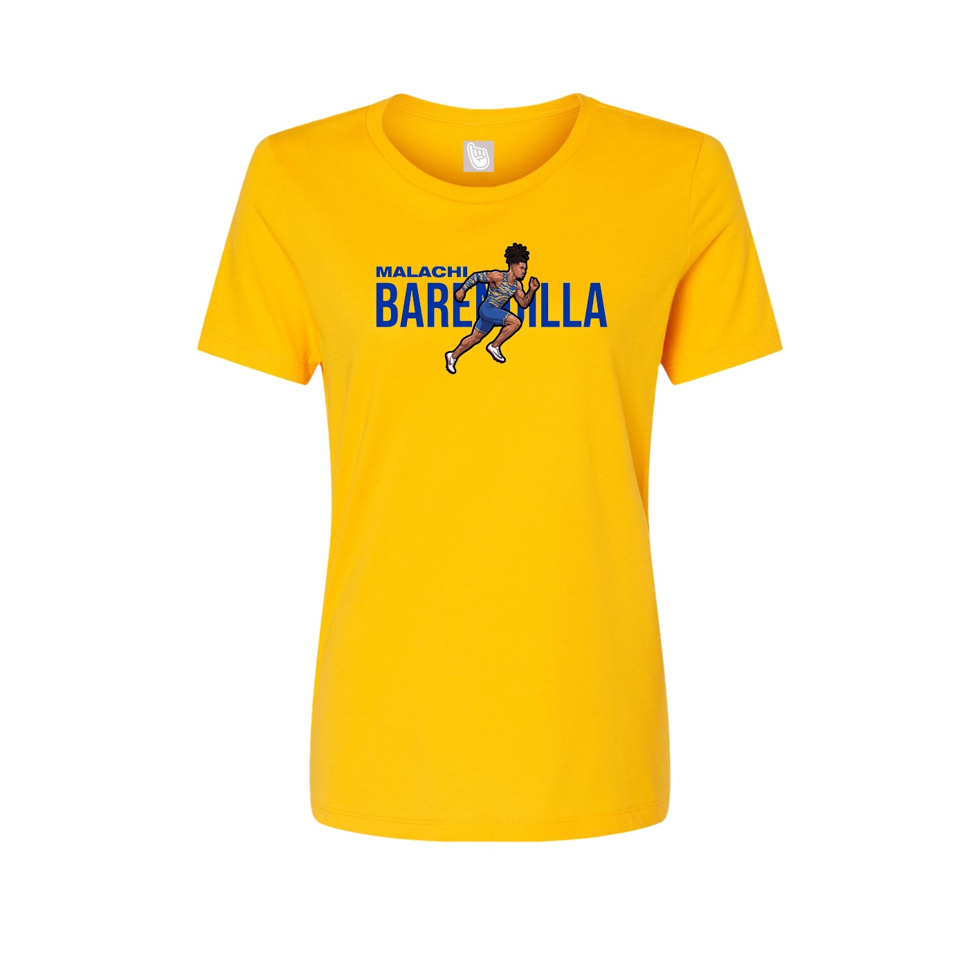 Womens Tee — Player Name in Gold