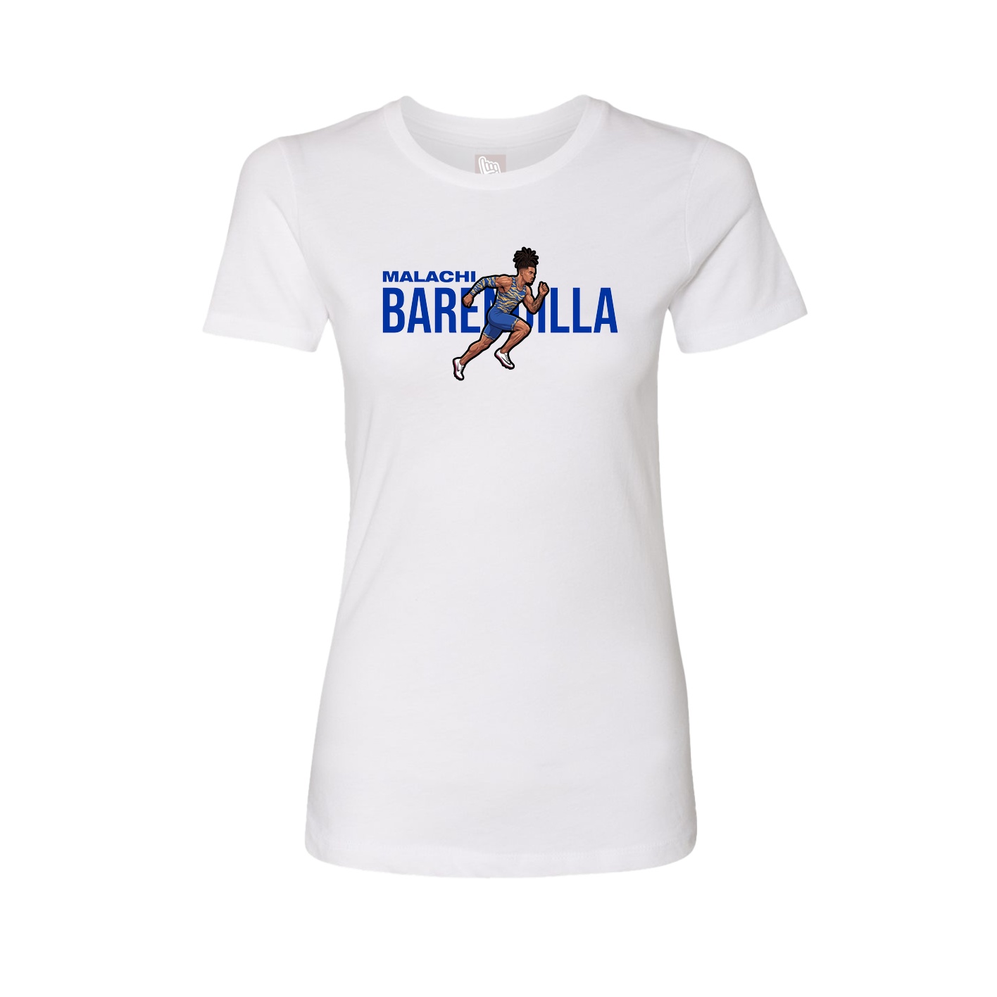 Womens Tee — Player Name in White