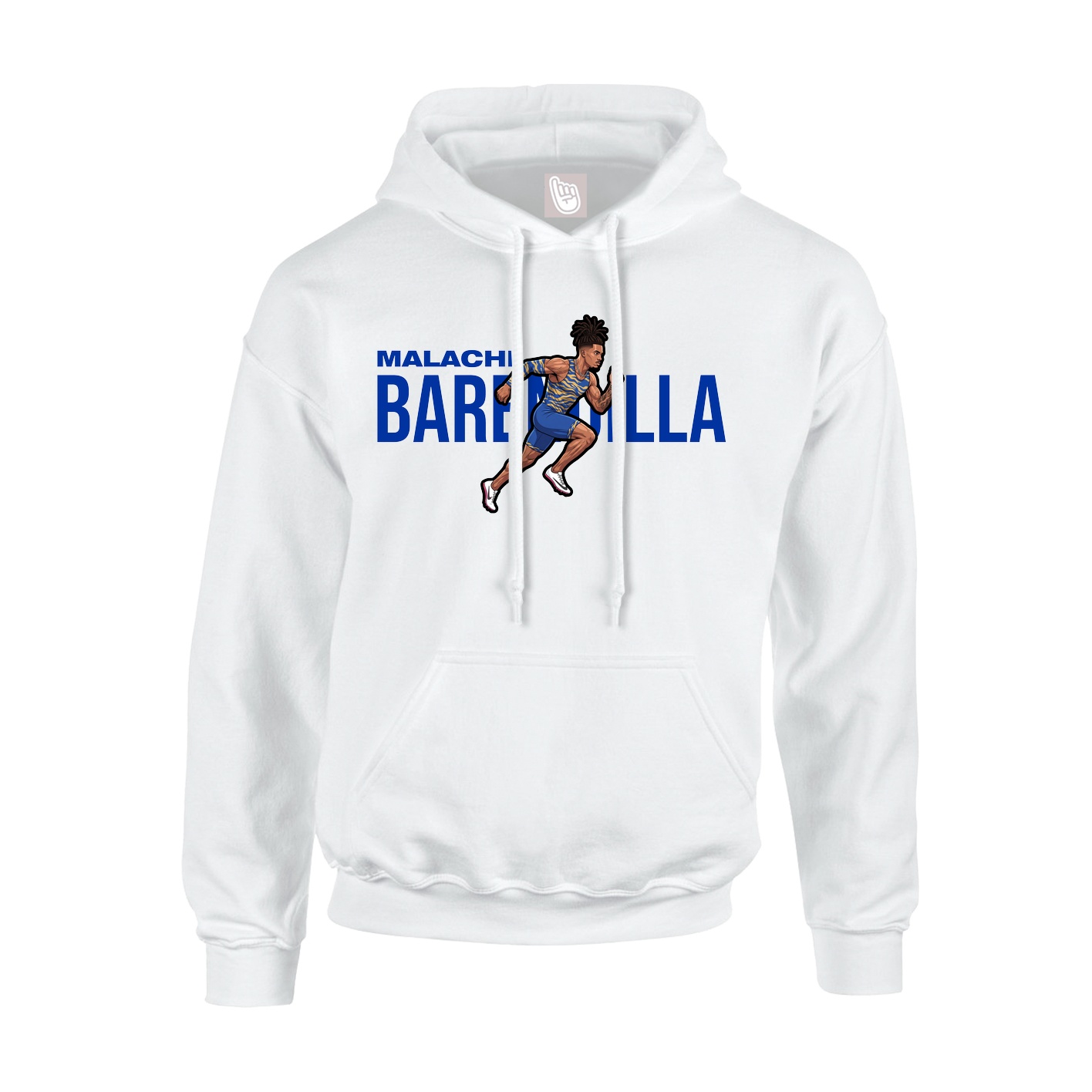 Youth Hoodie — Player Name in White