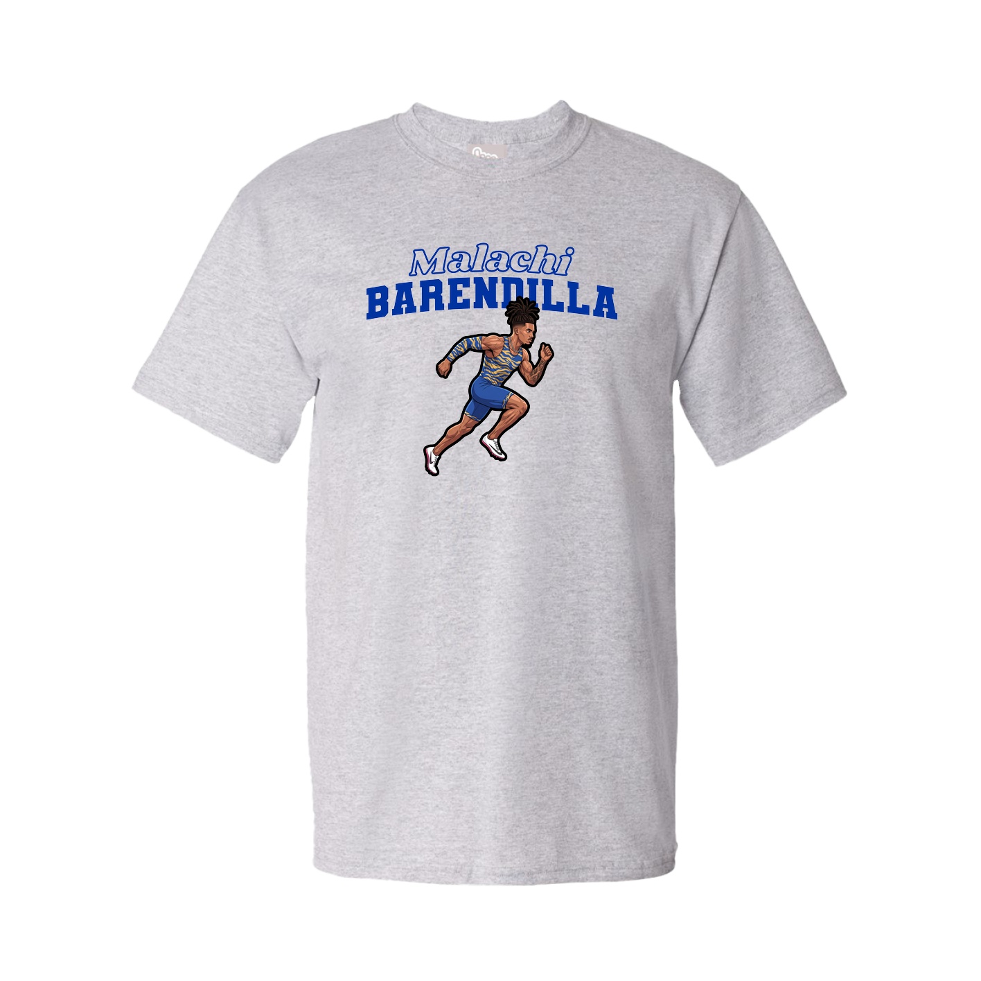 Youth Tee — Name Arch in Grey