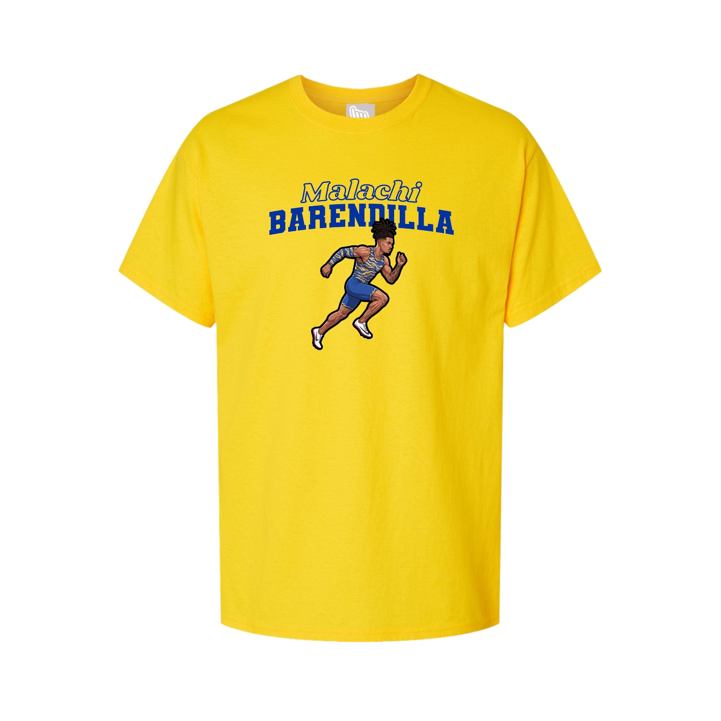 Youth Tee — Name Arch in Gold