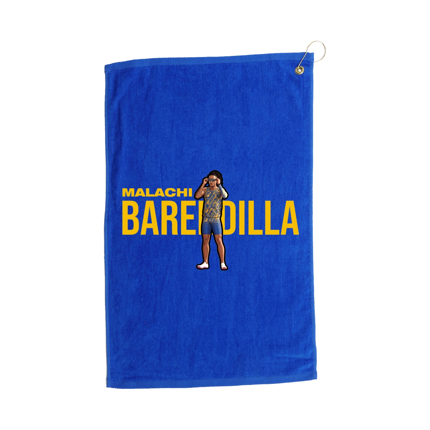 Golf Towel — Player Name in Royal