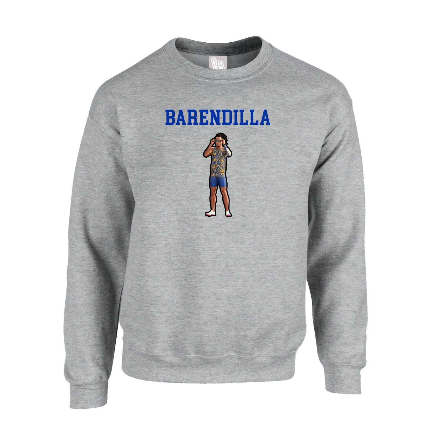 Fleece Crew — Shirsey in Grey