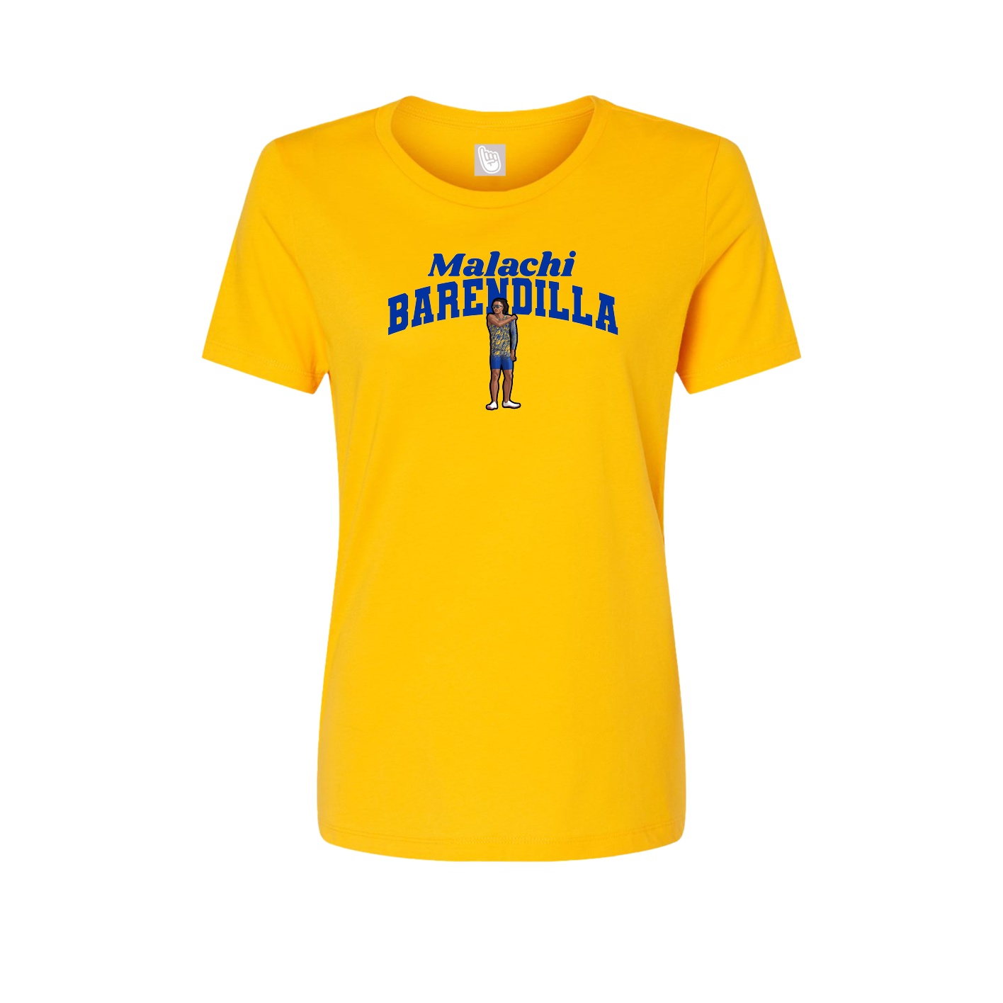 Womens Tee — Signature Arch in Gold
