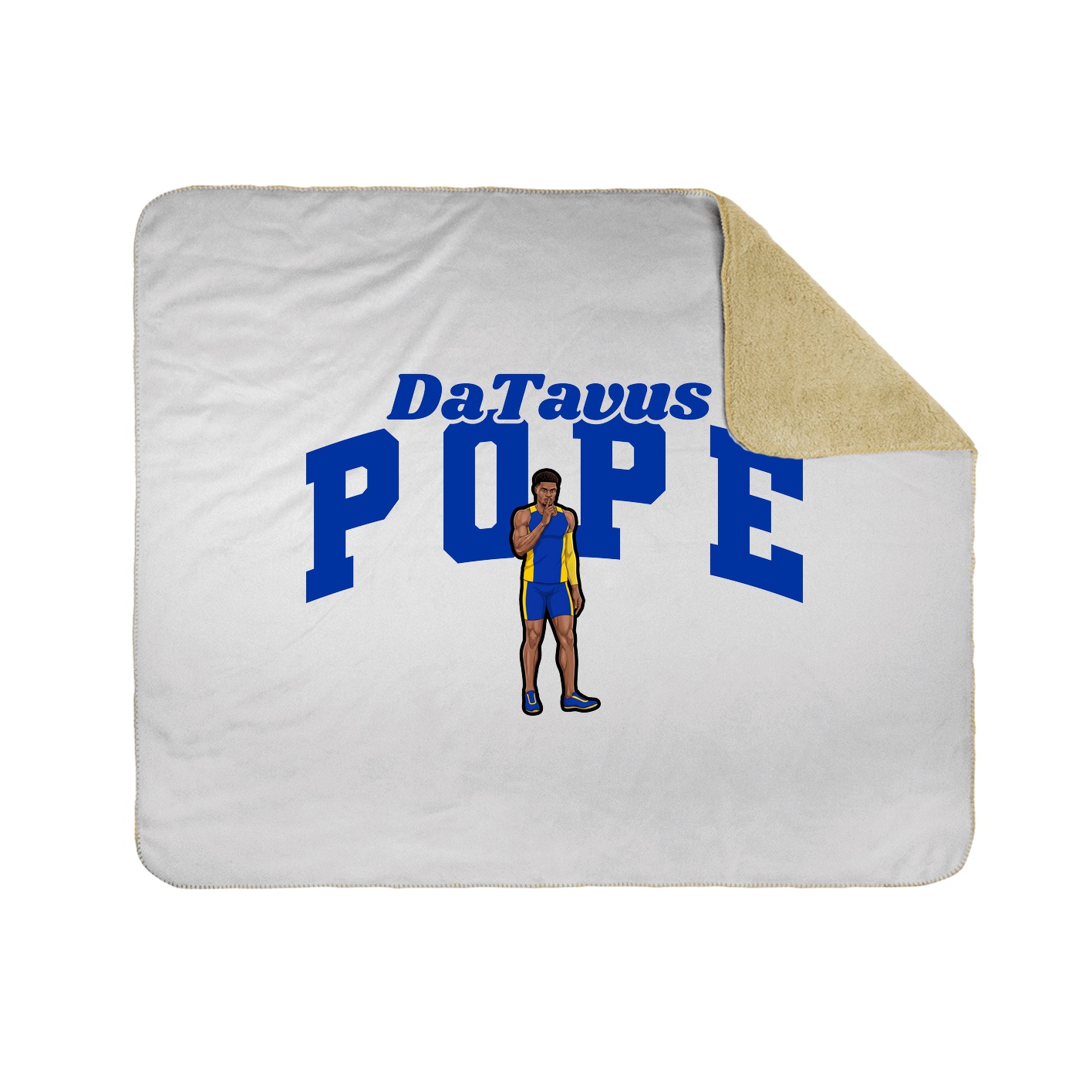 Throw Blanket — Signature Arch in White