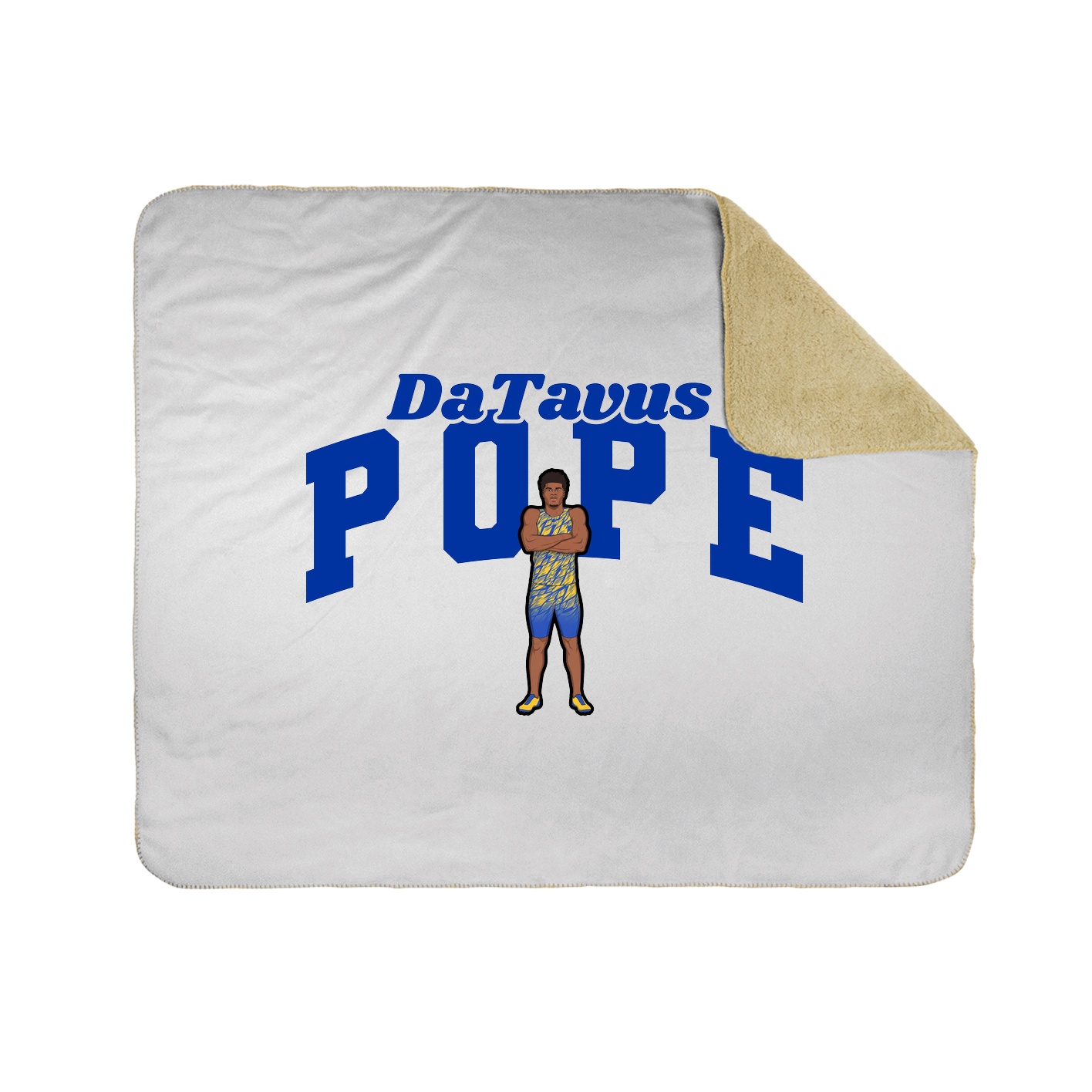 Throw Blanket — Signature Arch in White