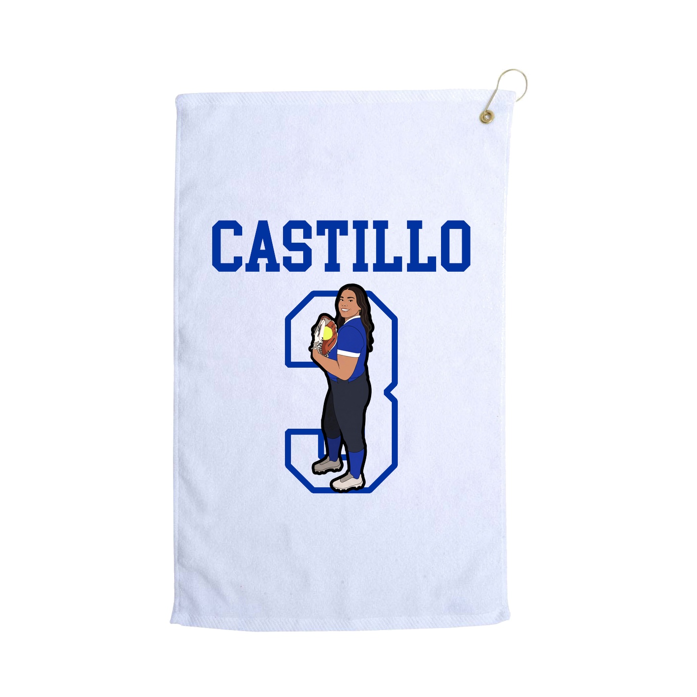 Golf Towel — Shirsey in White