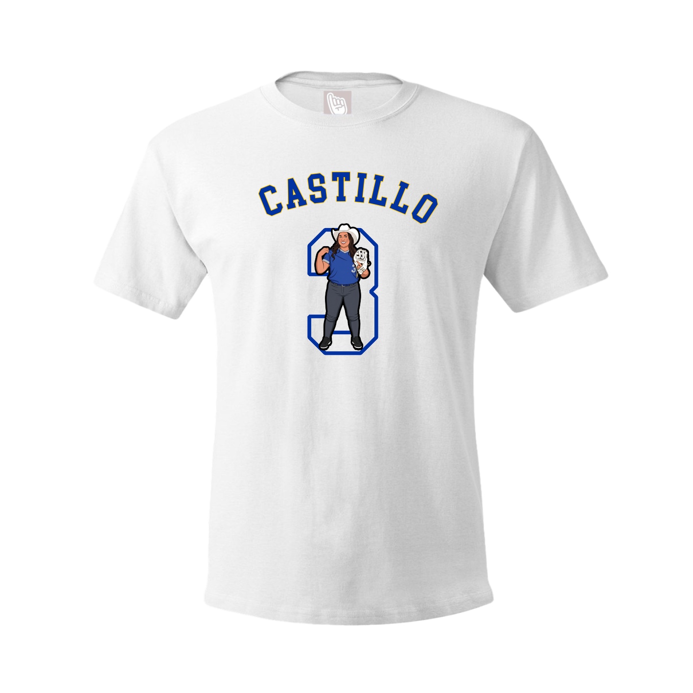 Youth Tee — Shirsey Arch in White