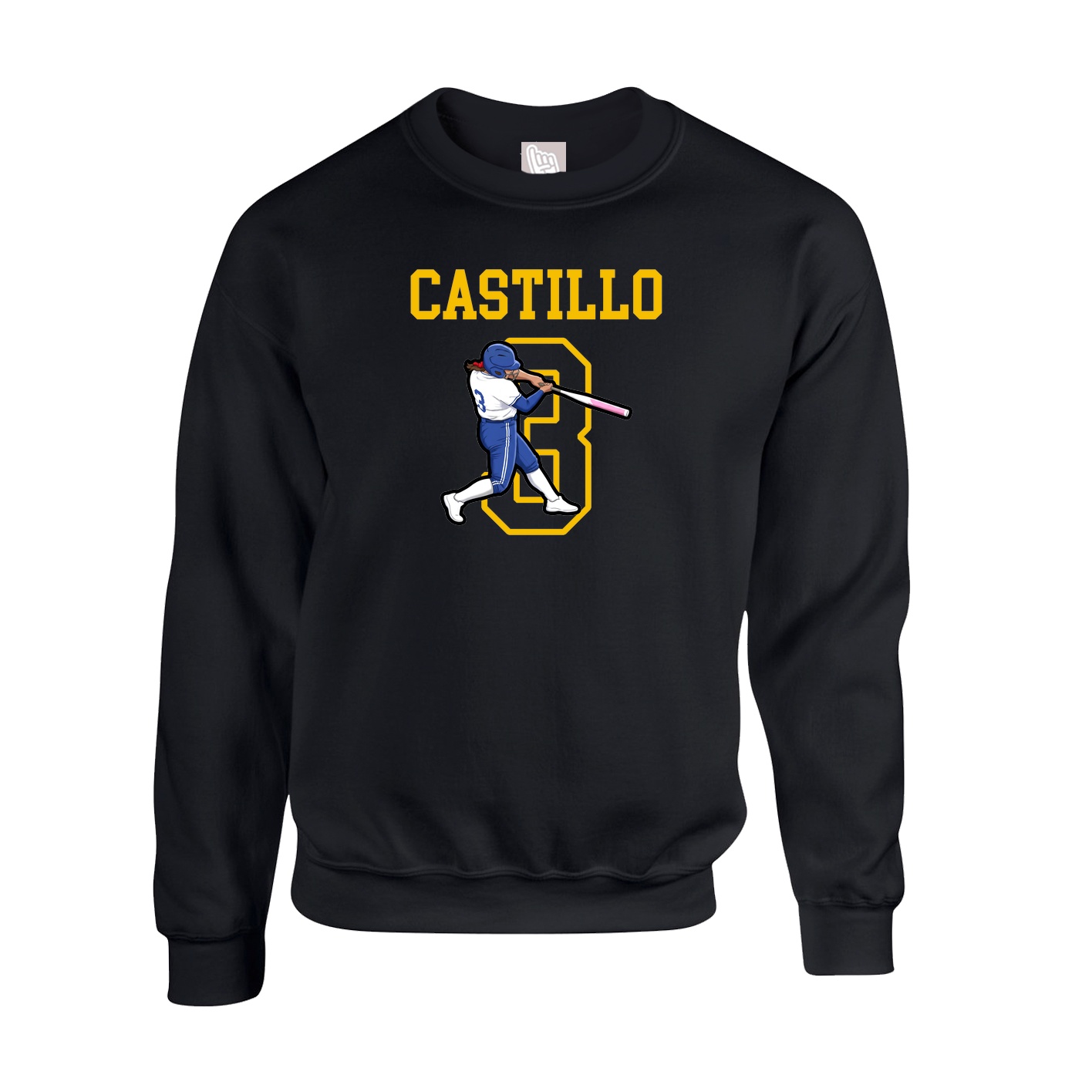 Fleece Crew — Shirsey in Black