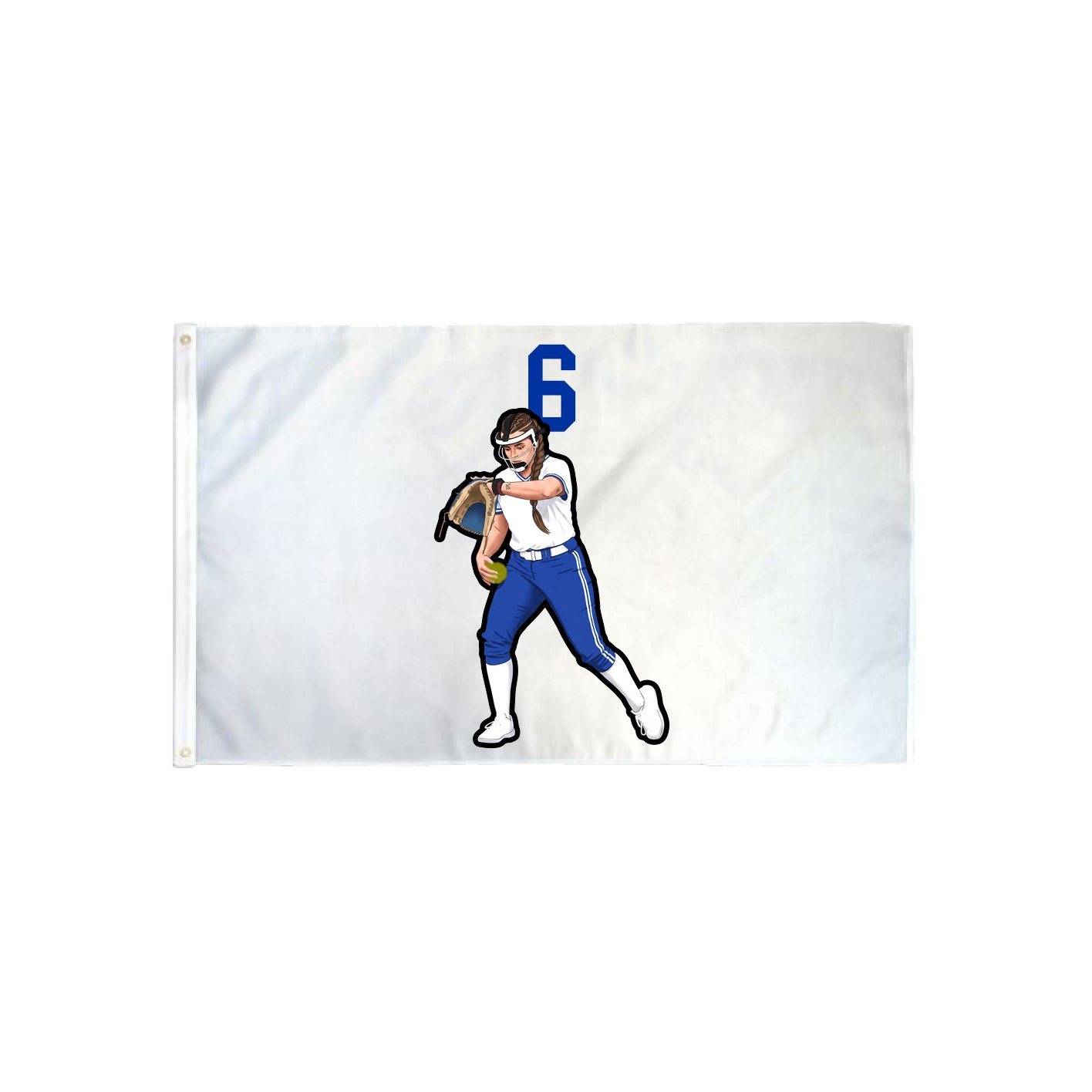 3x5 Flag — Number Top in Classic