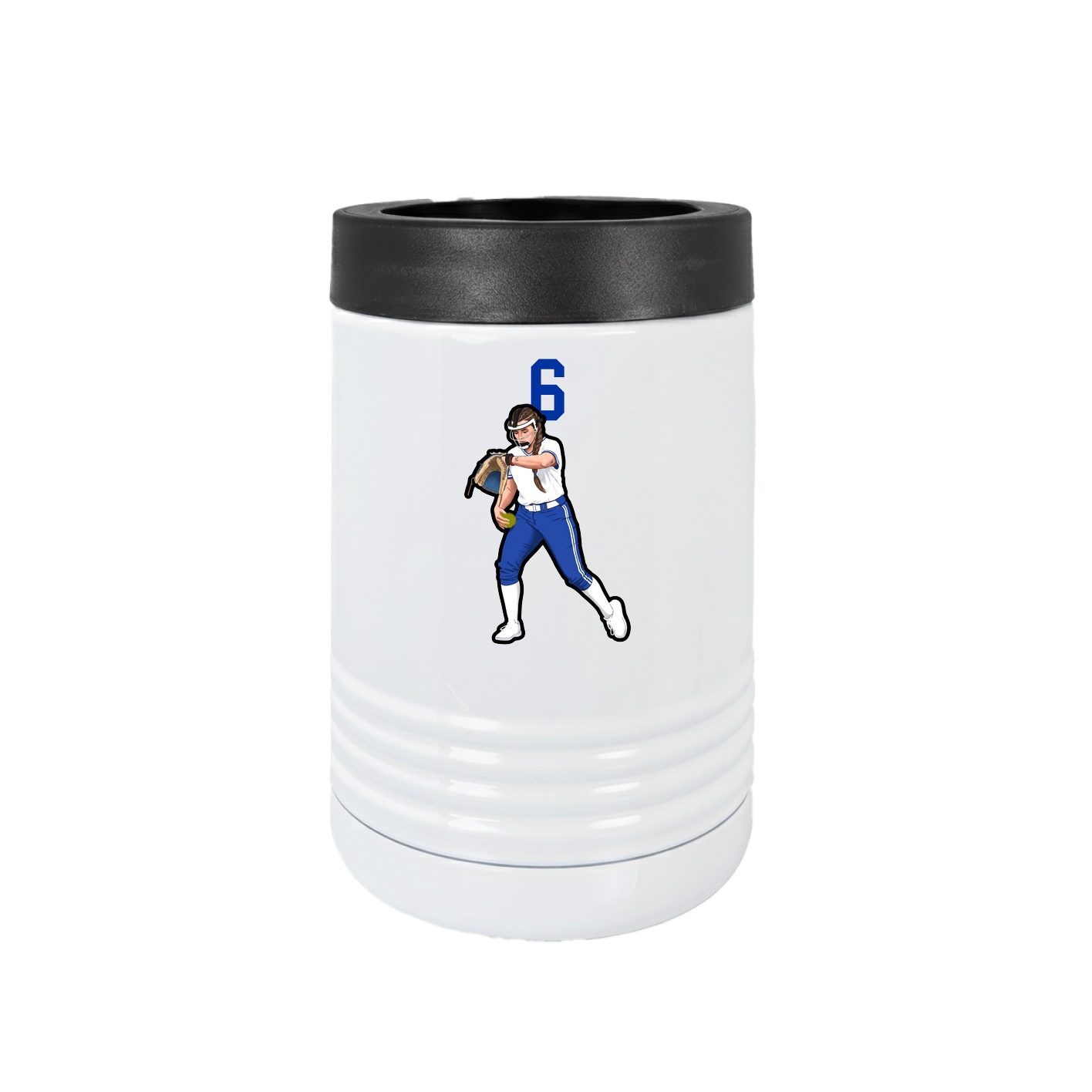 Beverage Holder — Number Top in White
