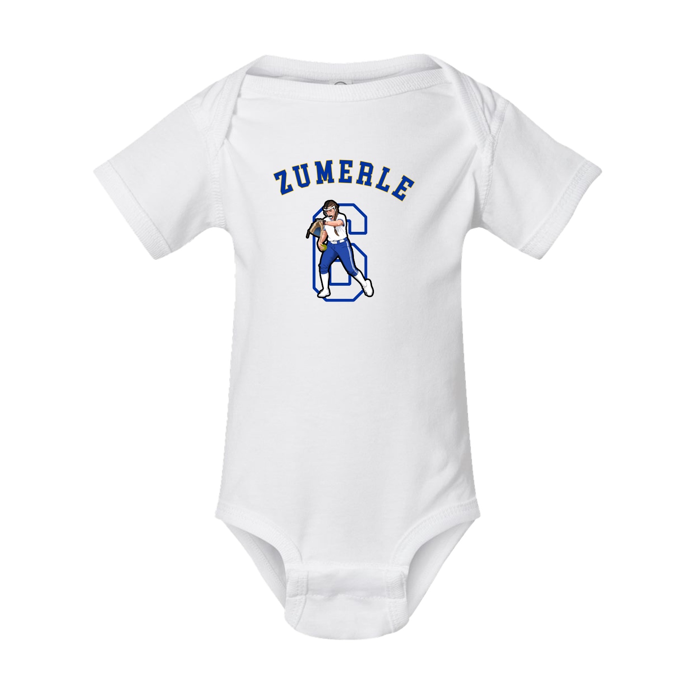 Baby Onesie — Shirsey Arch in White