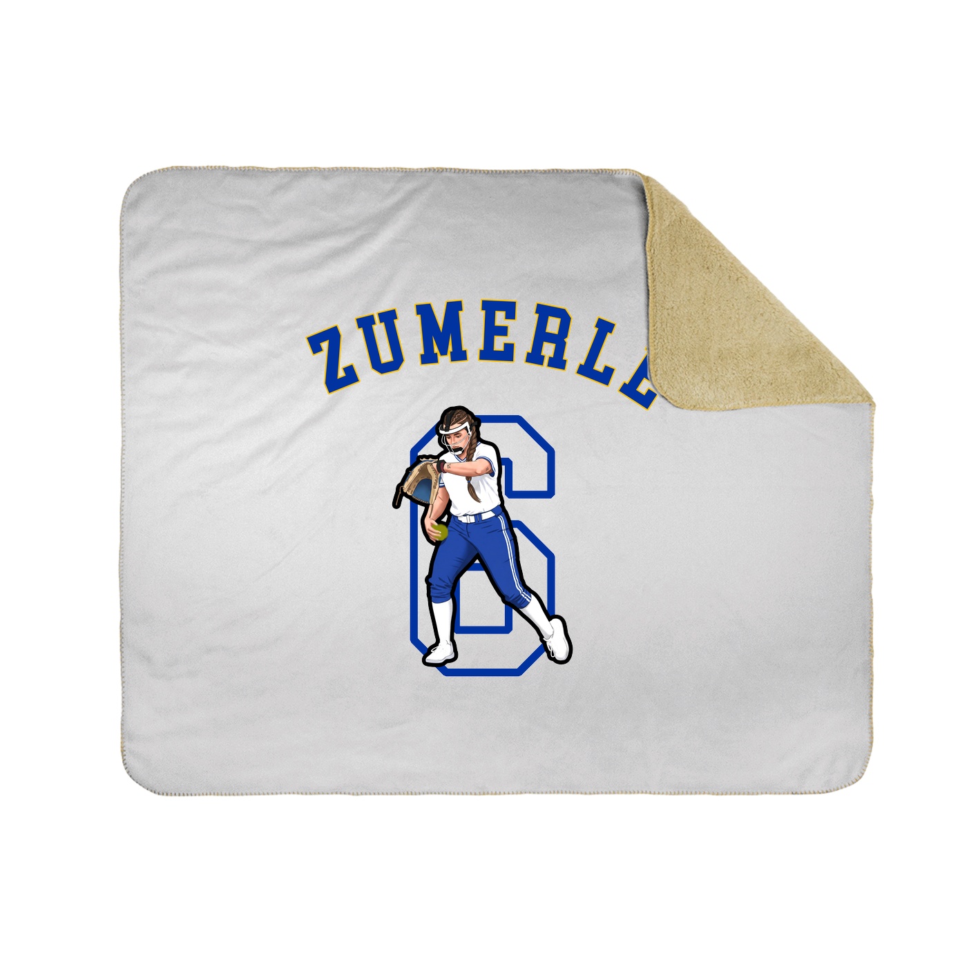 Throw Blanket — Shirsey Arch in White