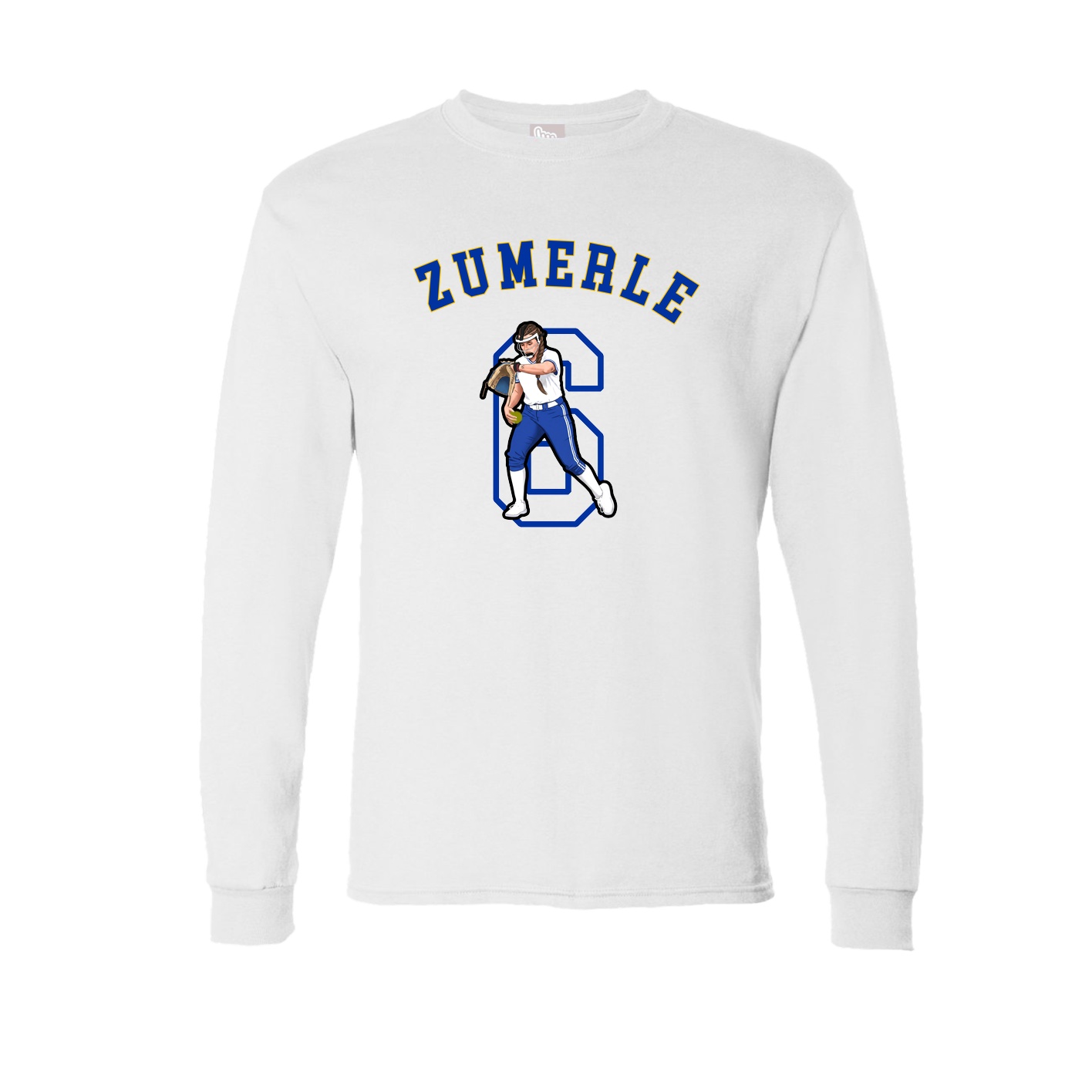 Long Sleeve Tee — Shirsey Arch in White