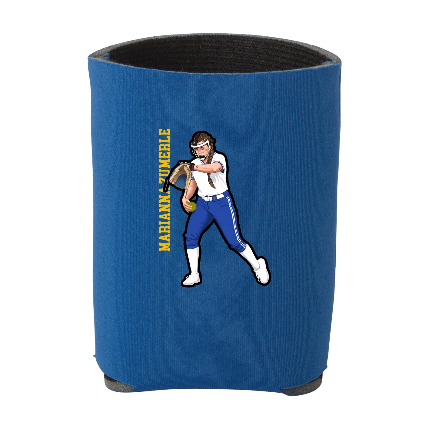 Can Holder — Name Vertical in Royal