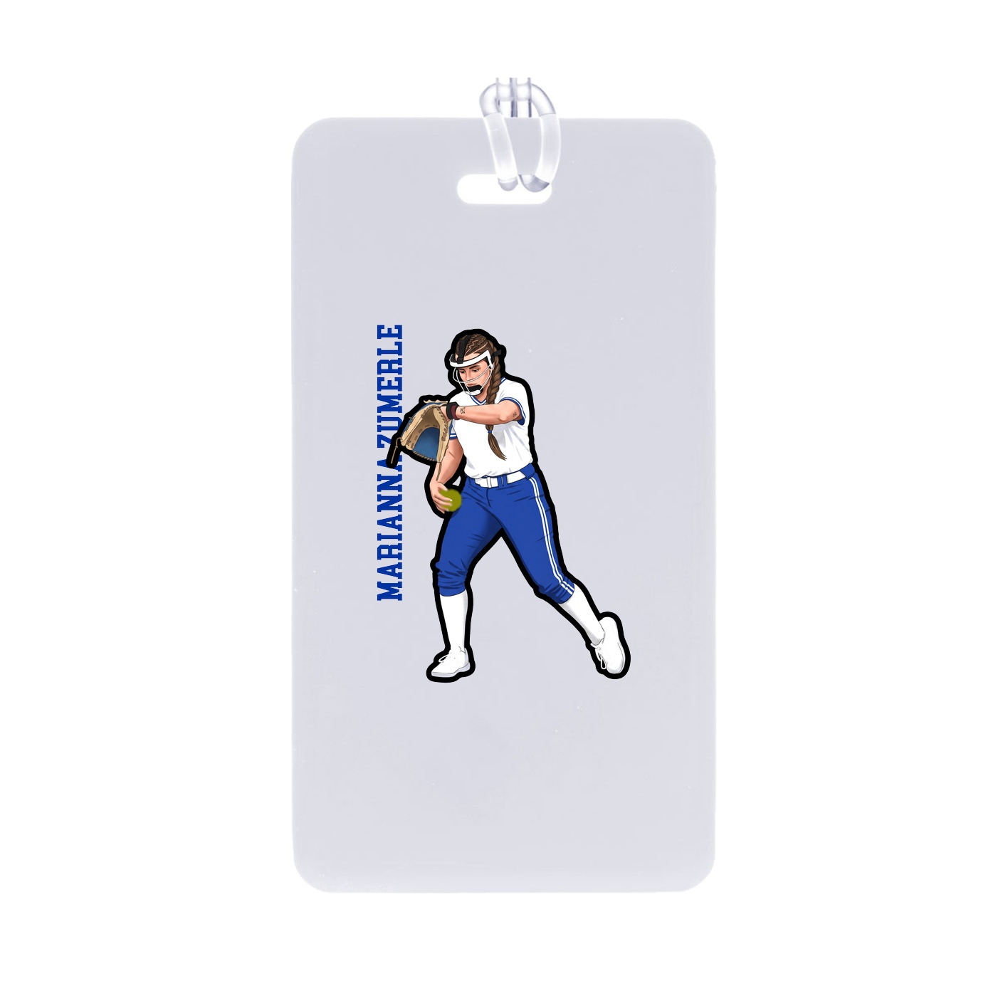 Bag Tag — Name Vertical in Classic
