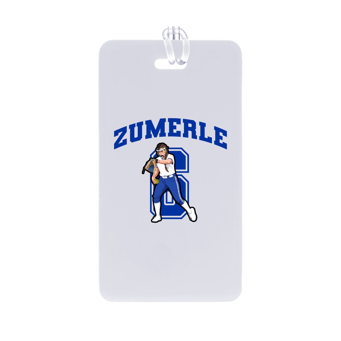 Bag Tag — Number in Classic