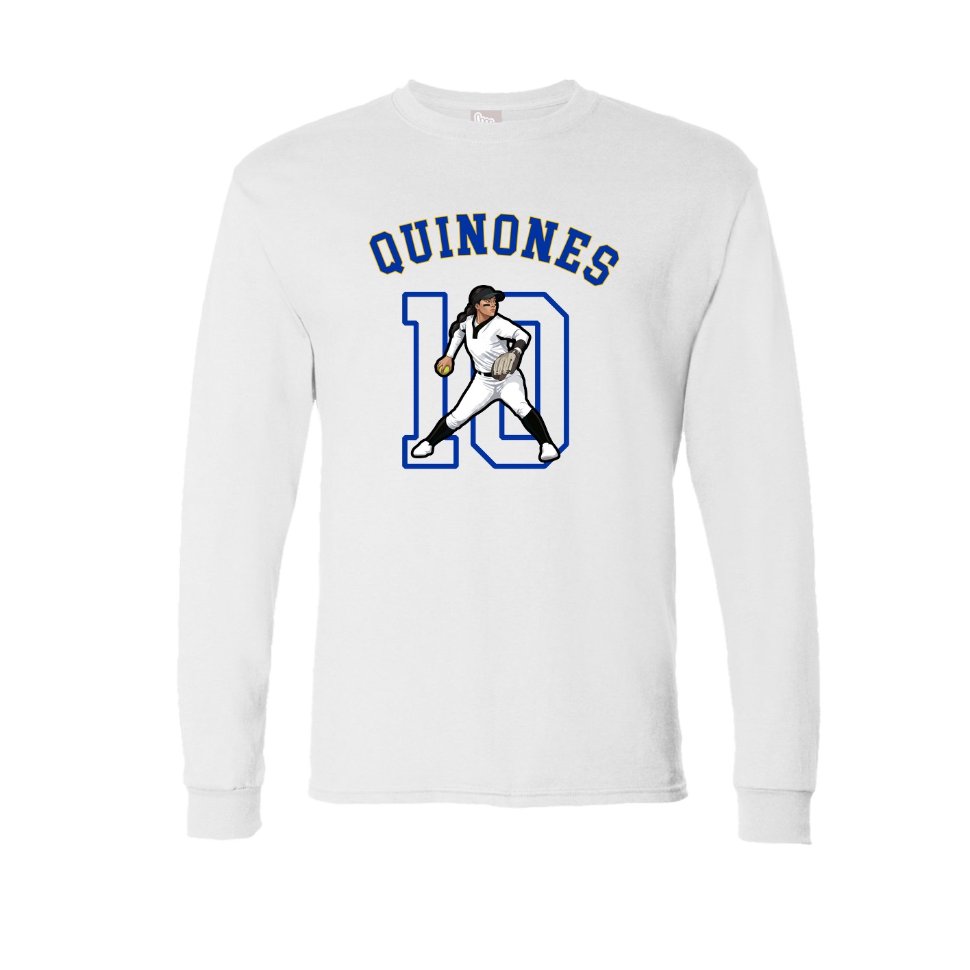 Long Sleeve Tee — Shirsey Arch in White