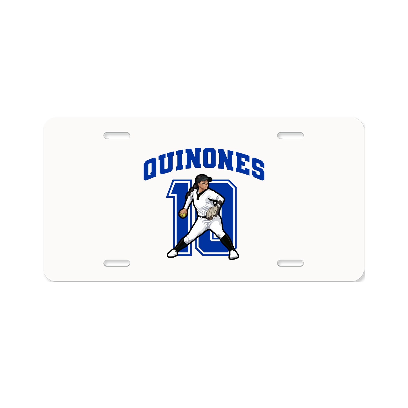 License Plate — Number in Classic