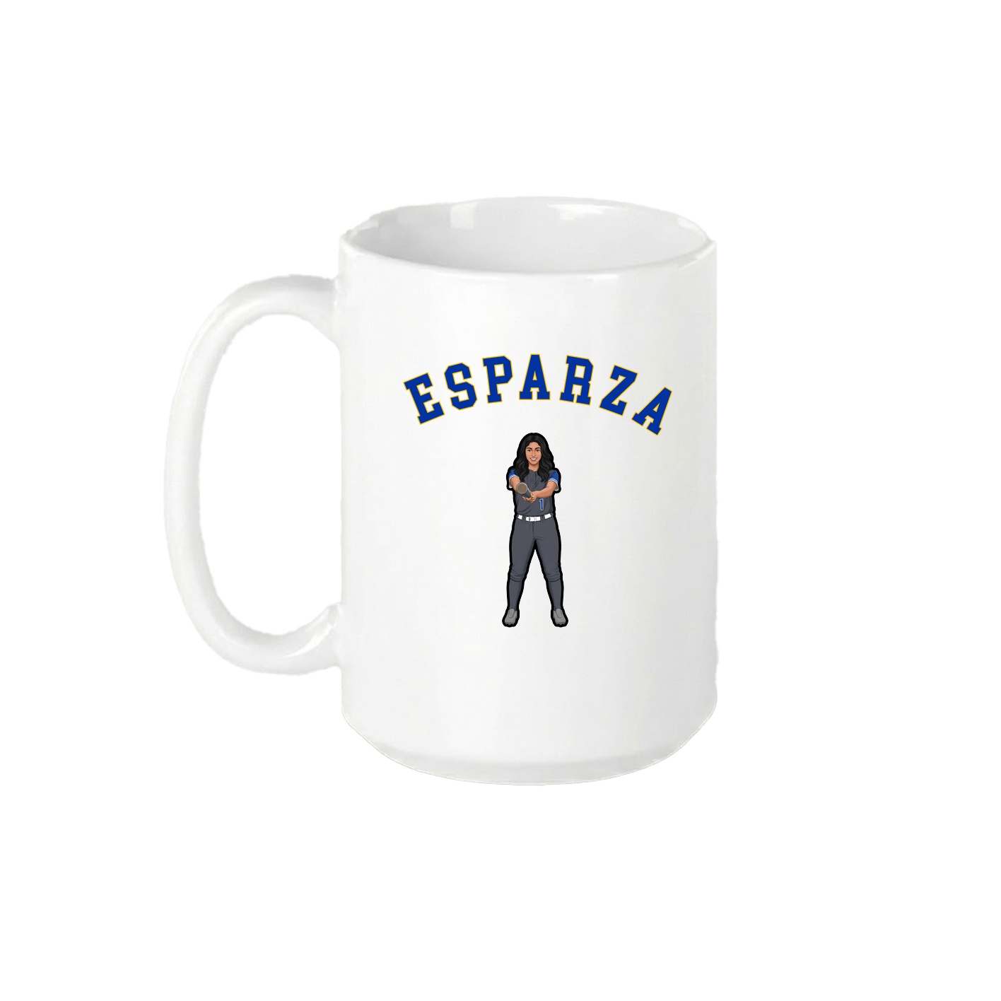15oz Coffee Mug — Shirsey Arch in White