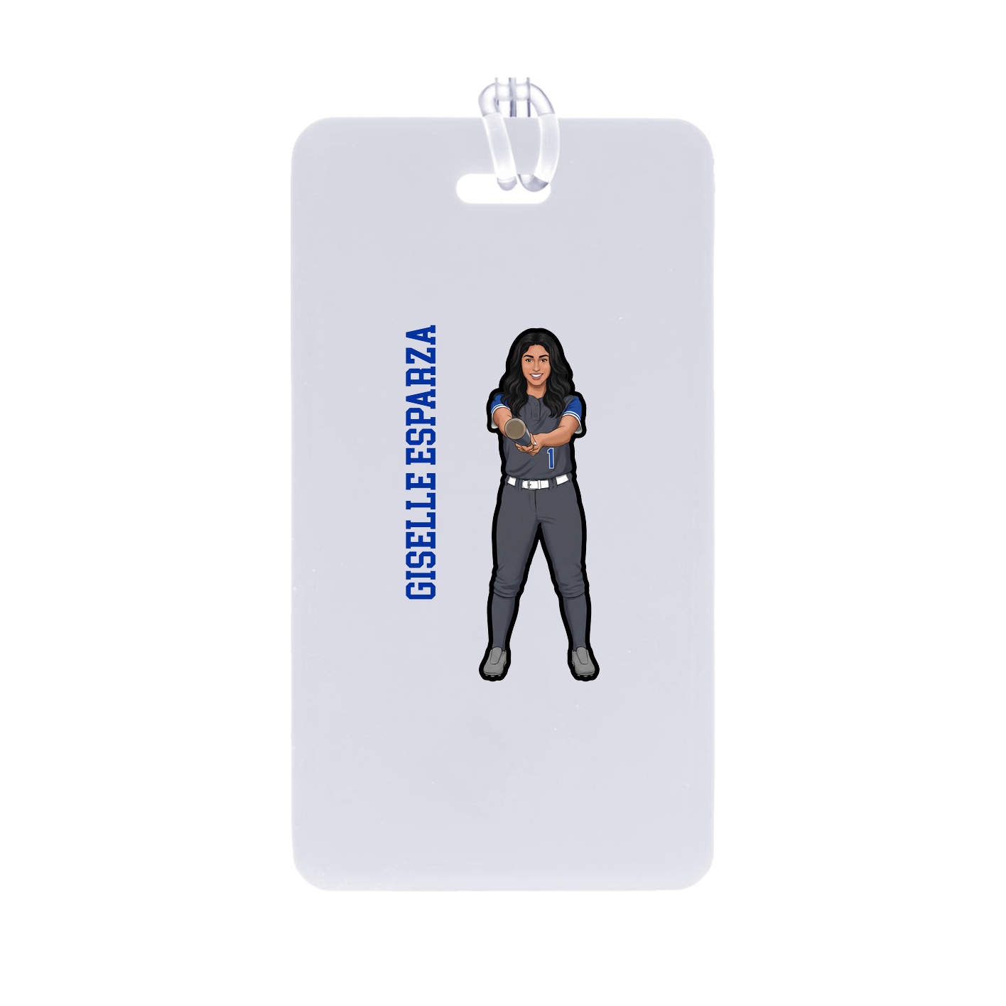 Bag Tag — Name Vertical in Classic