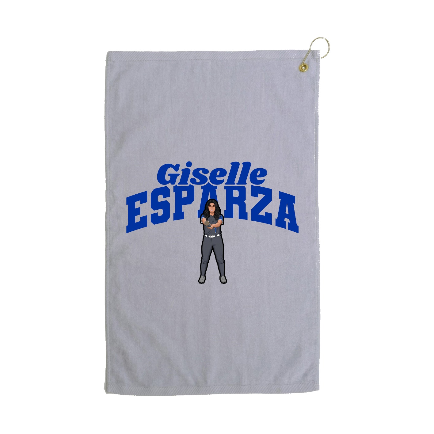 Golf Towel — Signature Arch in Grey
