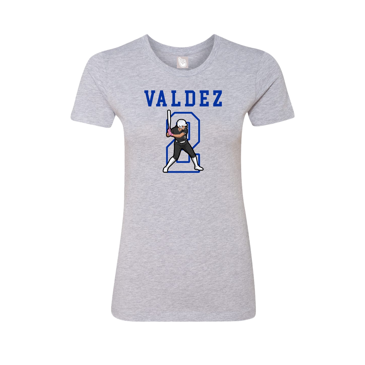 Fitted Women's Tee — Shirsey in Grey