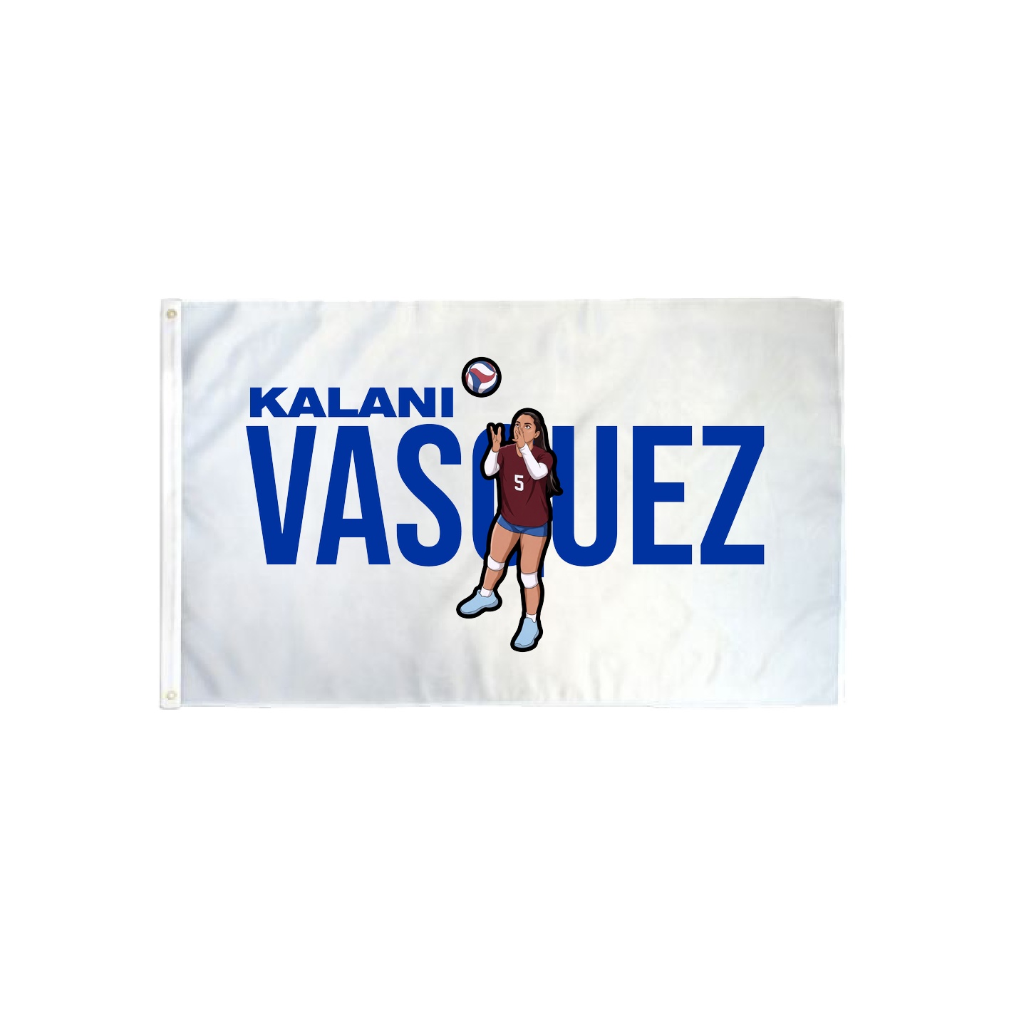 3x5 Flag — Player Name in Classic