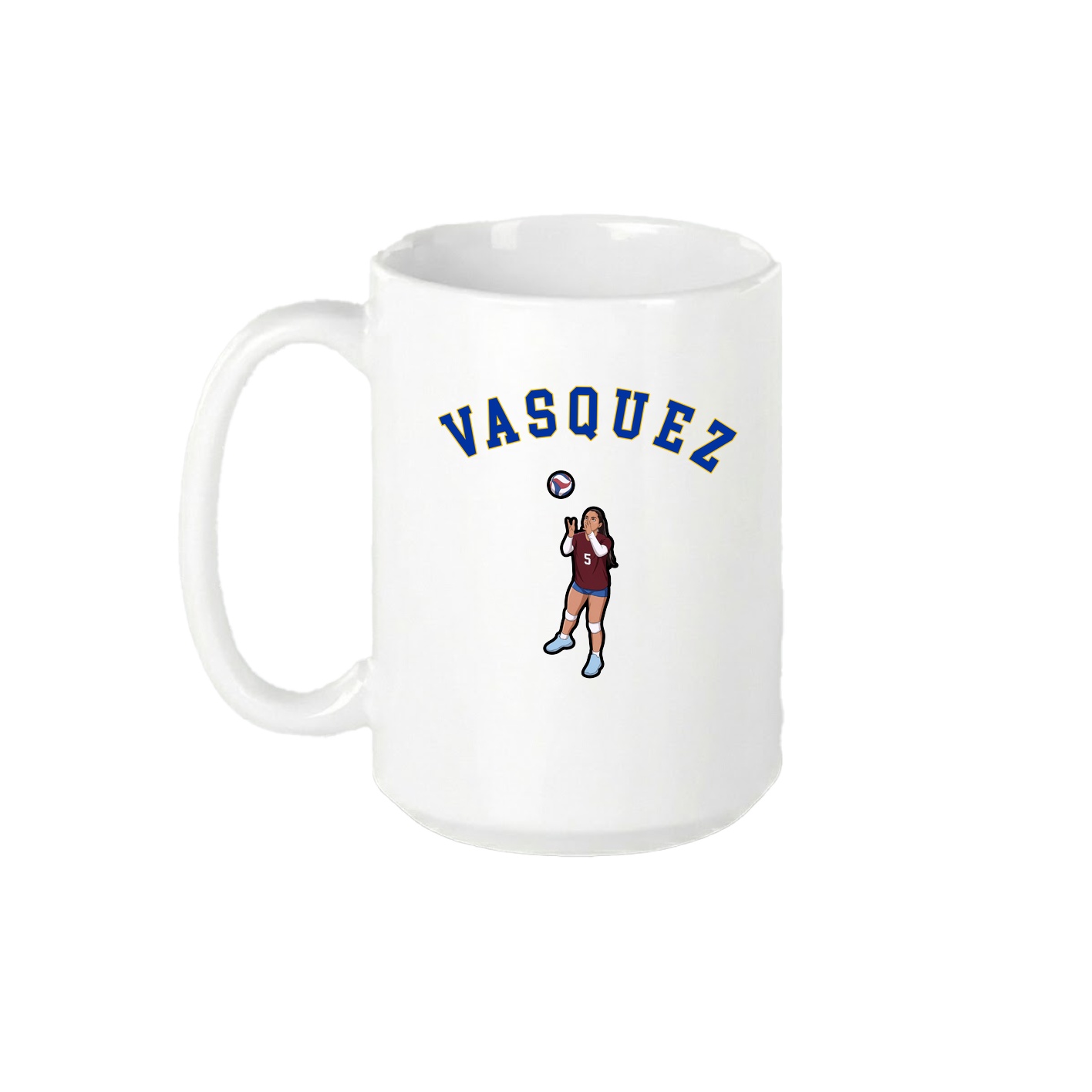 15oz Coffee Mug — Shirsey Arch in White