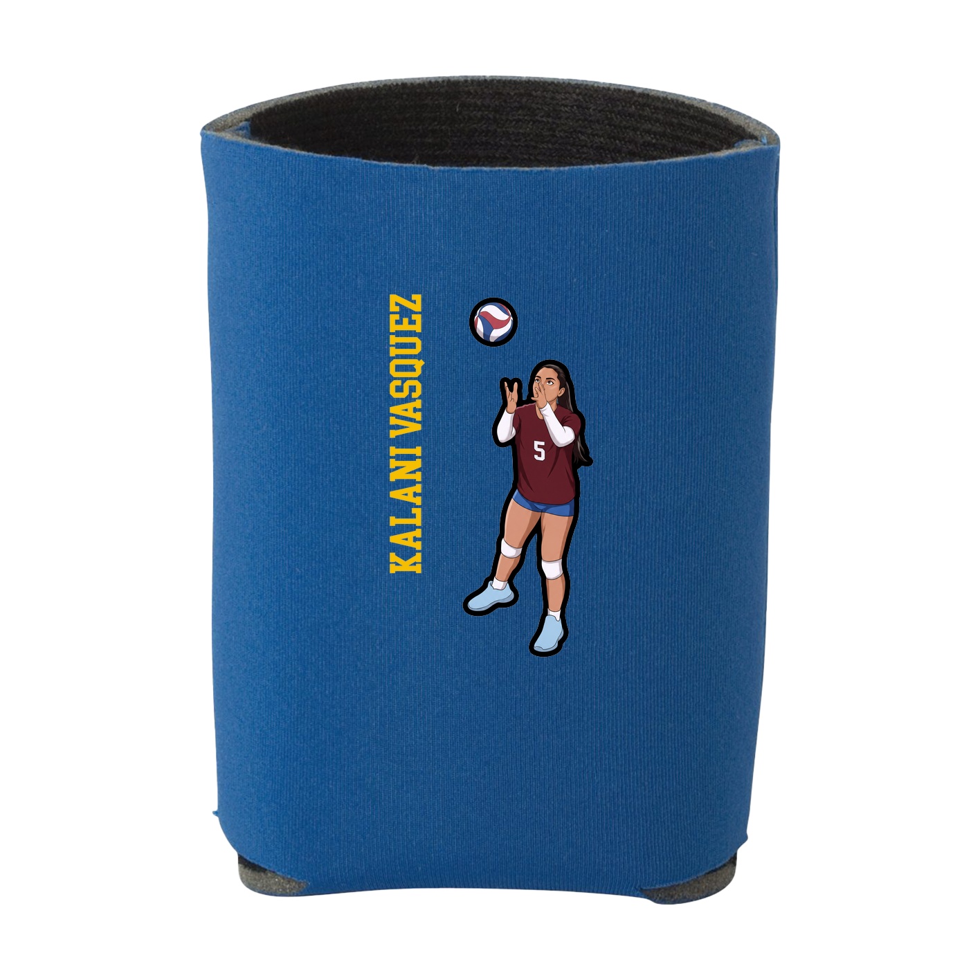 Can Holder — Name Vertical in Royal