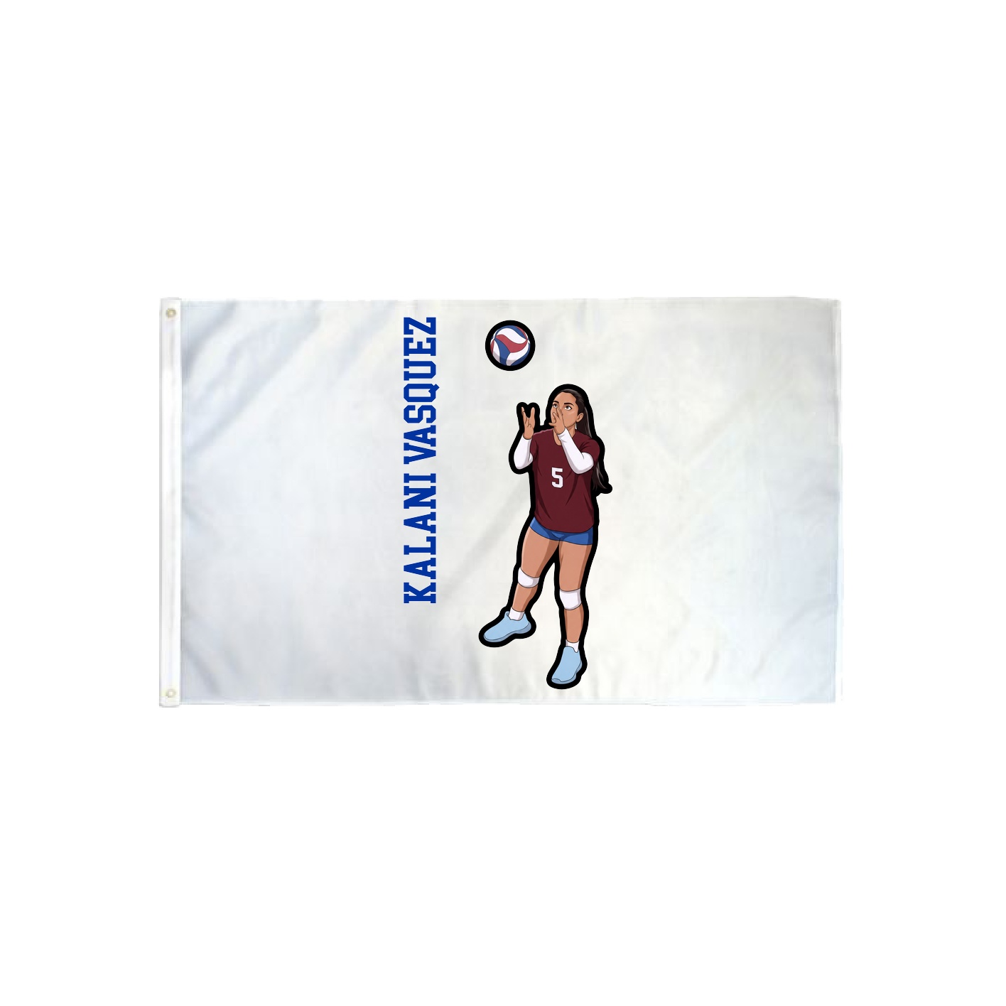 3x5 Flag — Name Vertical in Classic