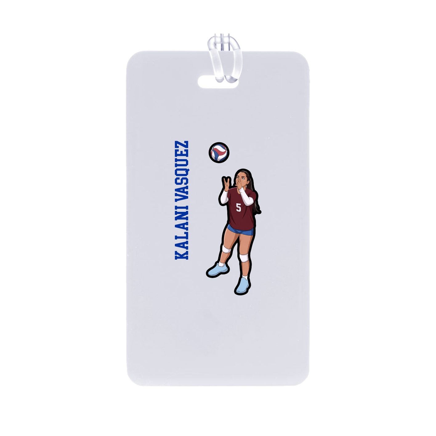 Bag Tag — Name Vertical in Classic