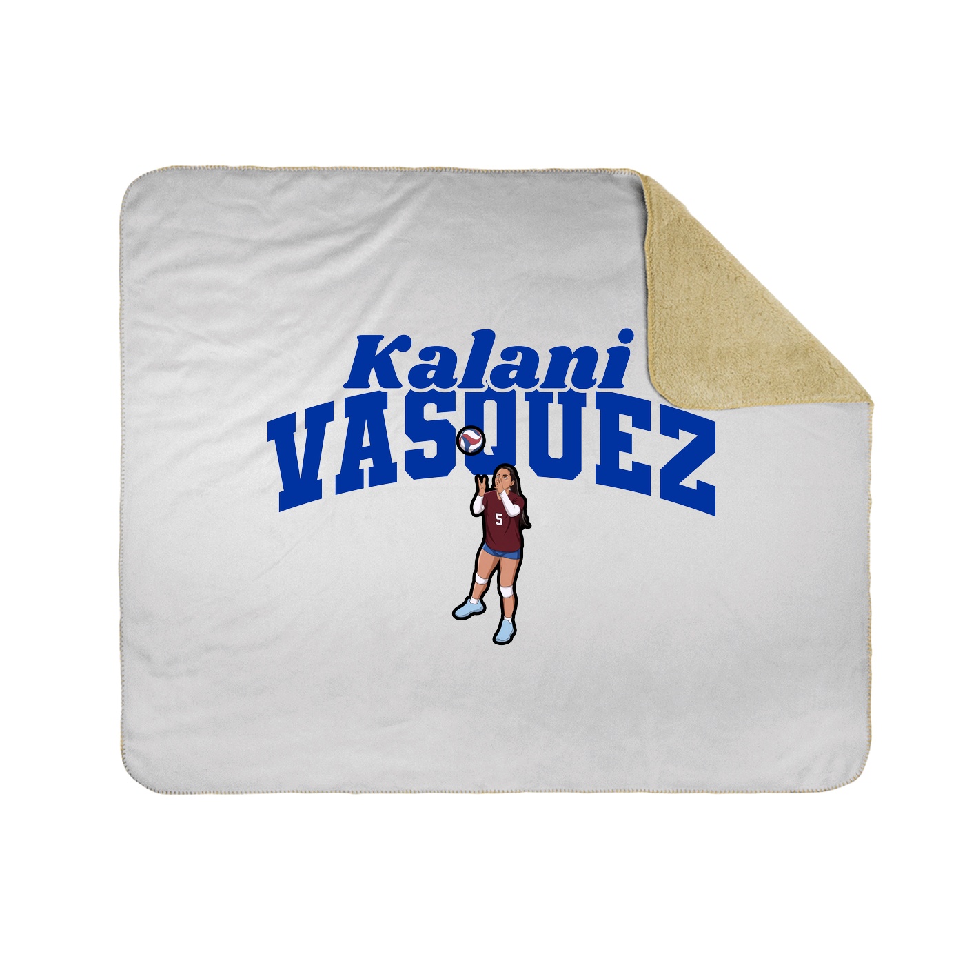 Throw Blanket — Signature Arch in White