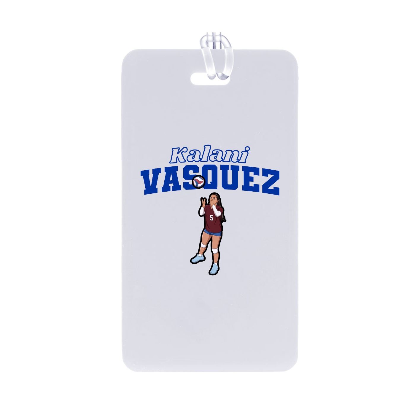 Bag Tag — Name Arch in Classic
