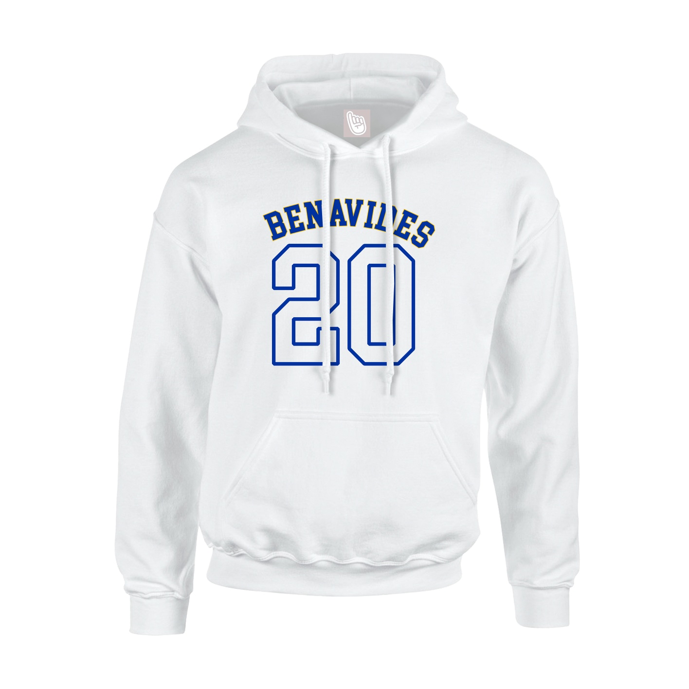 Youth Hoodie — Shirsey Arch in White
