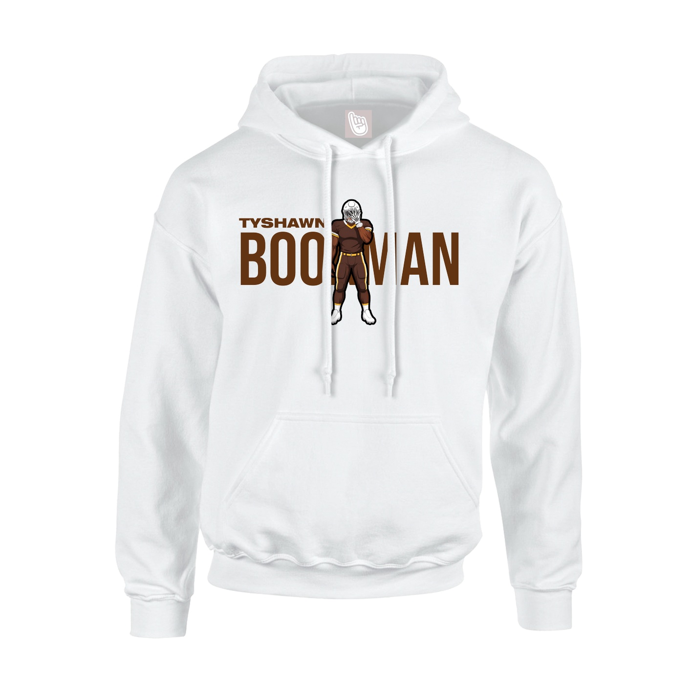 Hoodie — Player Name in White