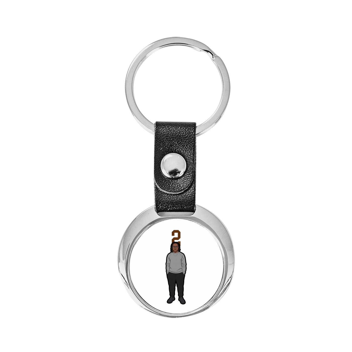 Key Chain — Number Top in Classic