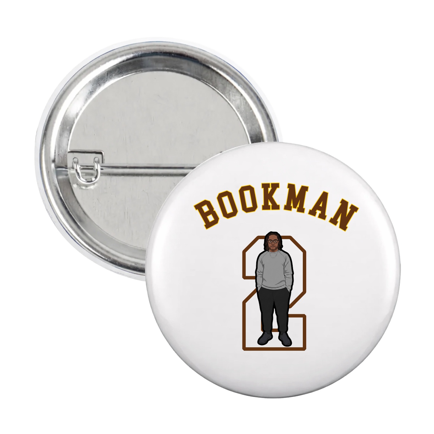 Game Day Button — Shirsey Arch in White