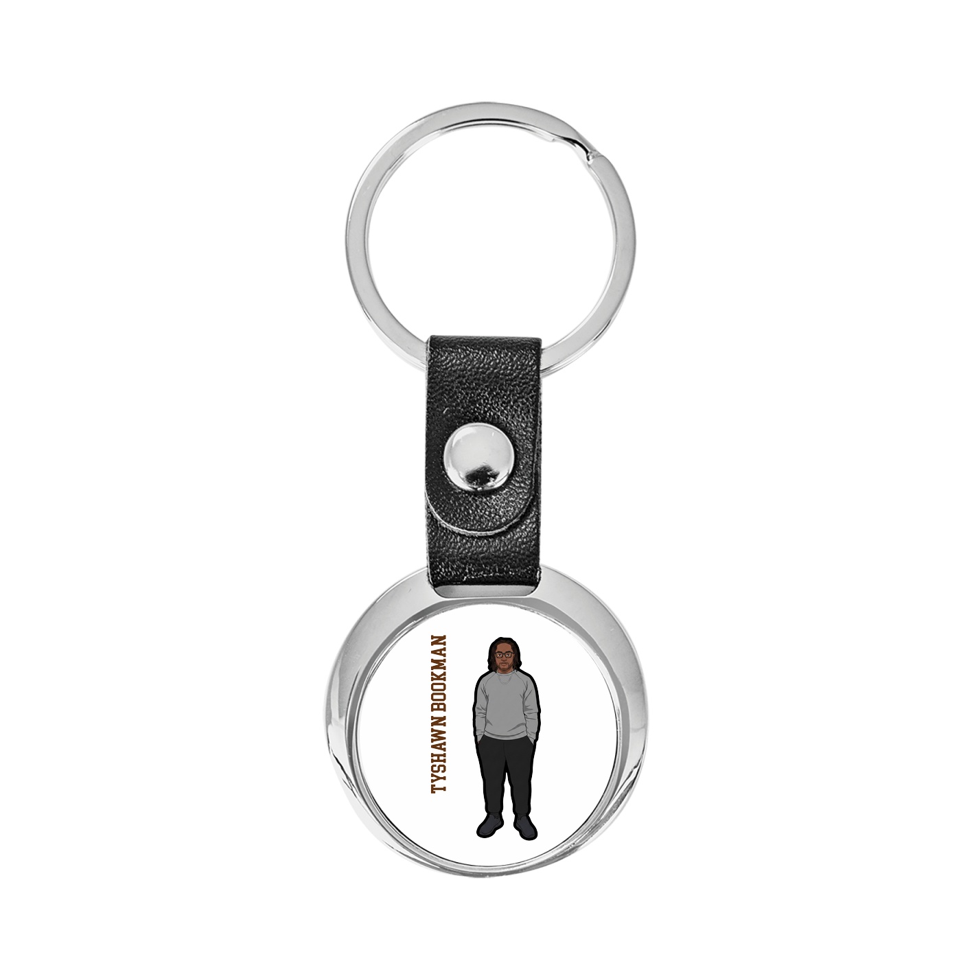 Key Chain — Name Vertical in Classic