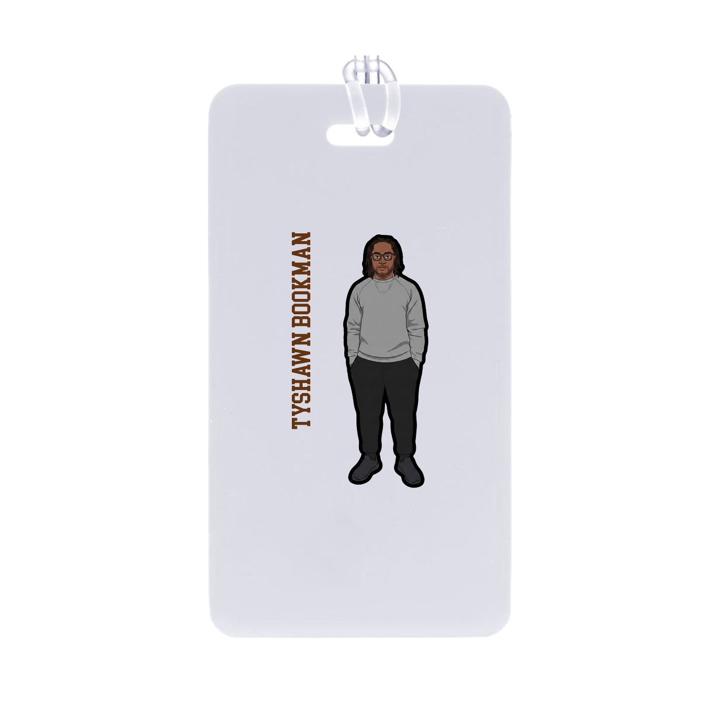 Bag Tag — Name Vertical in Classic