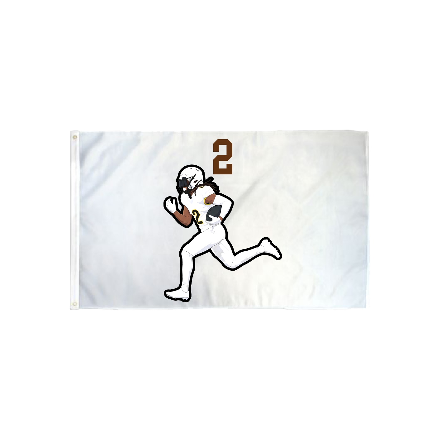 3x5 Flag — Number Top in Classic