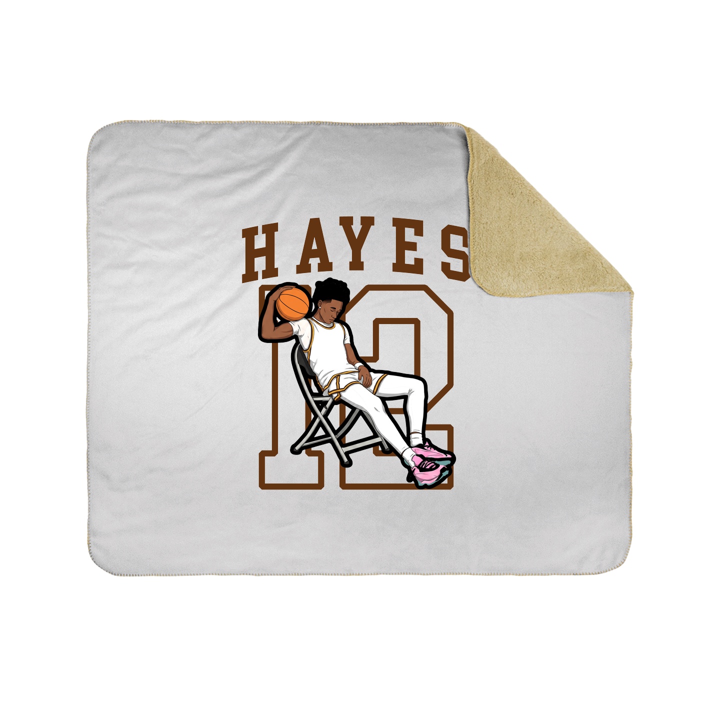 Throw Blanket — Shirsey in White