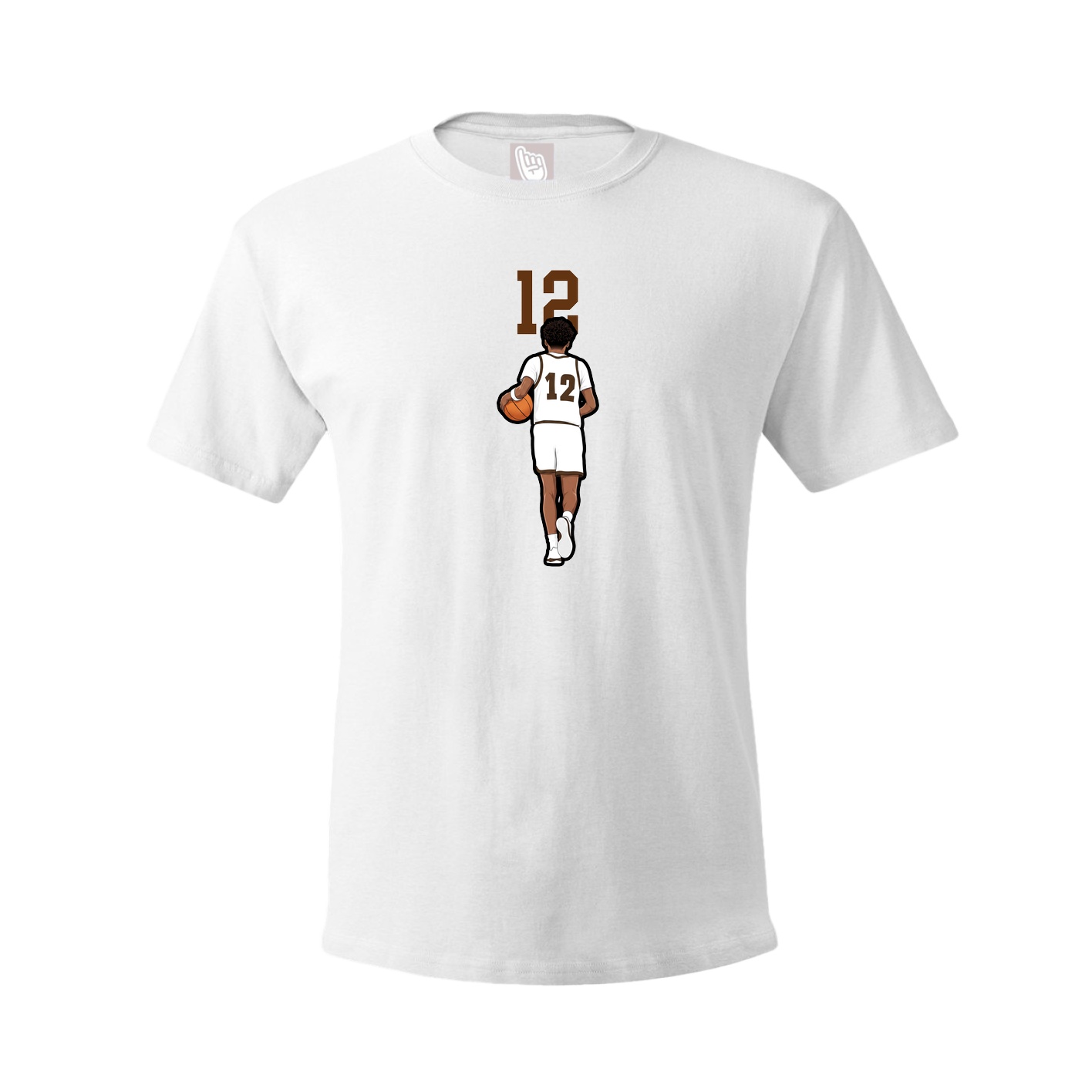 Tee — Number Top in White