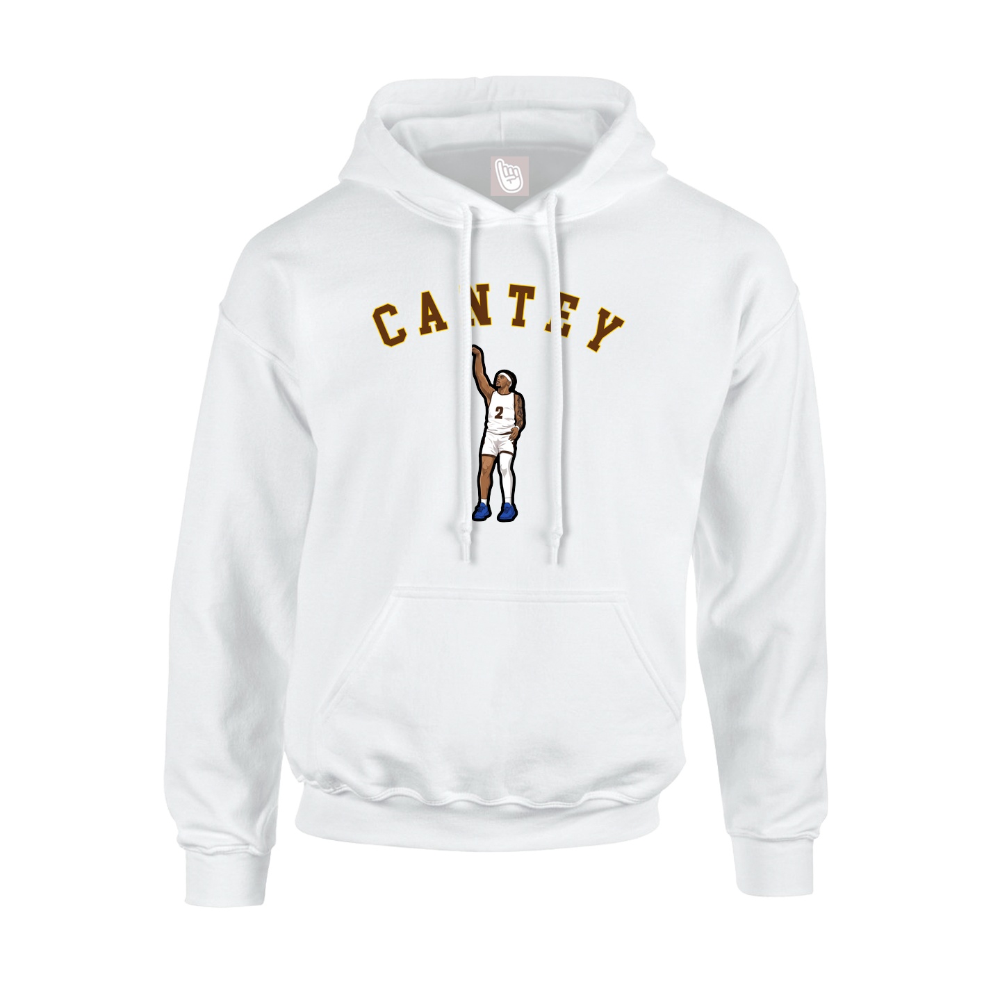 Hoodie — Shirsey Arch in White