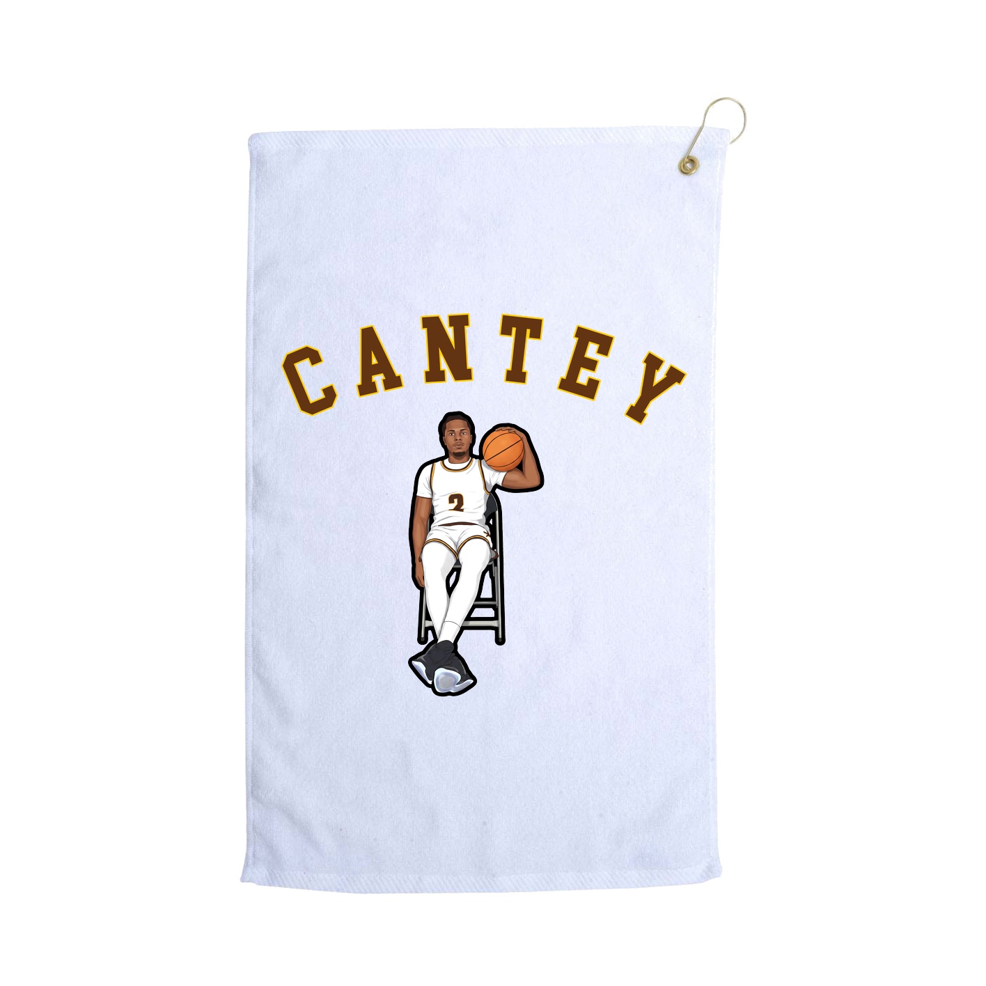 Golf Towel — Shirsey Arch in White