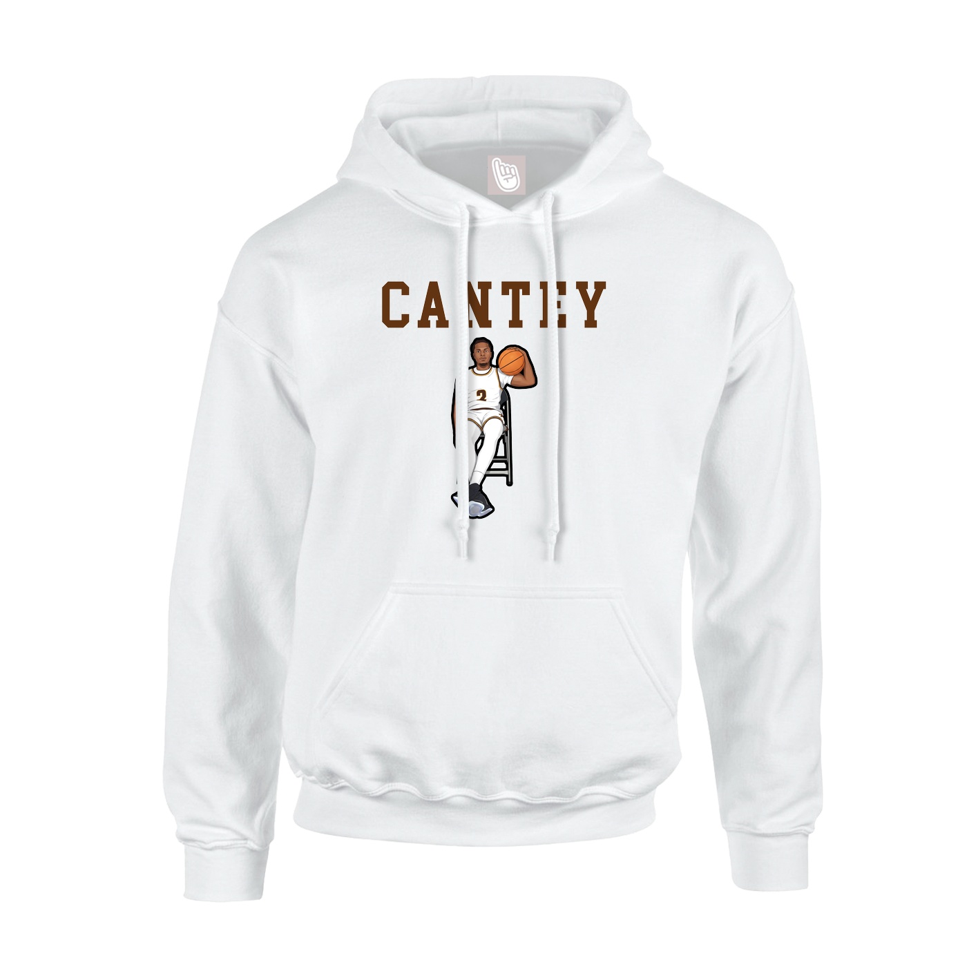 Hoodie — Shirsey in White