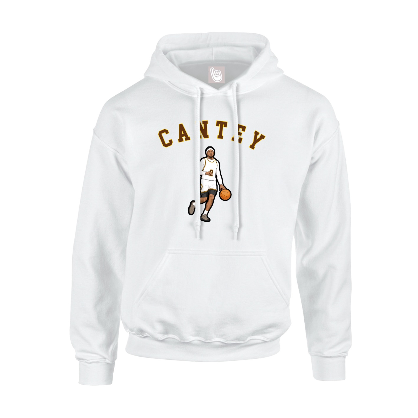 Hoodie — Shirsey Arch in White